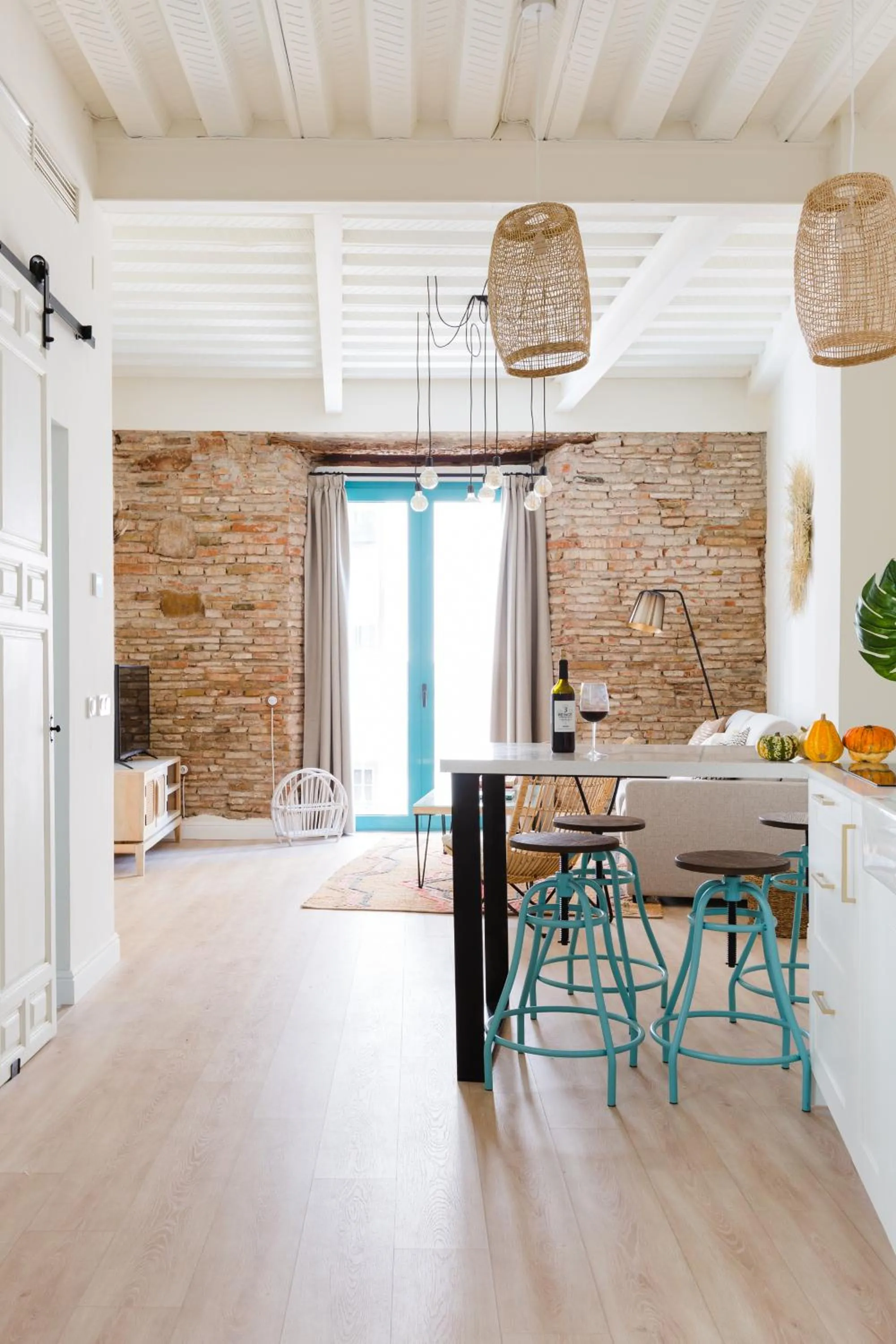 Living room in Atenea Malaga Apartments