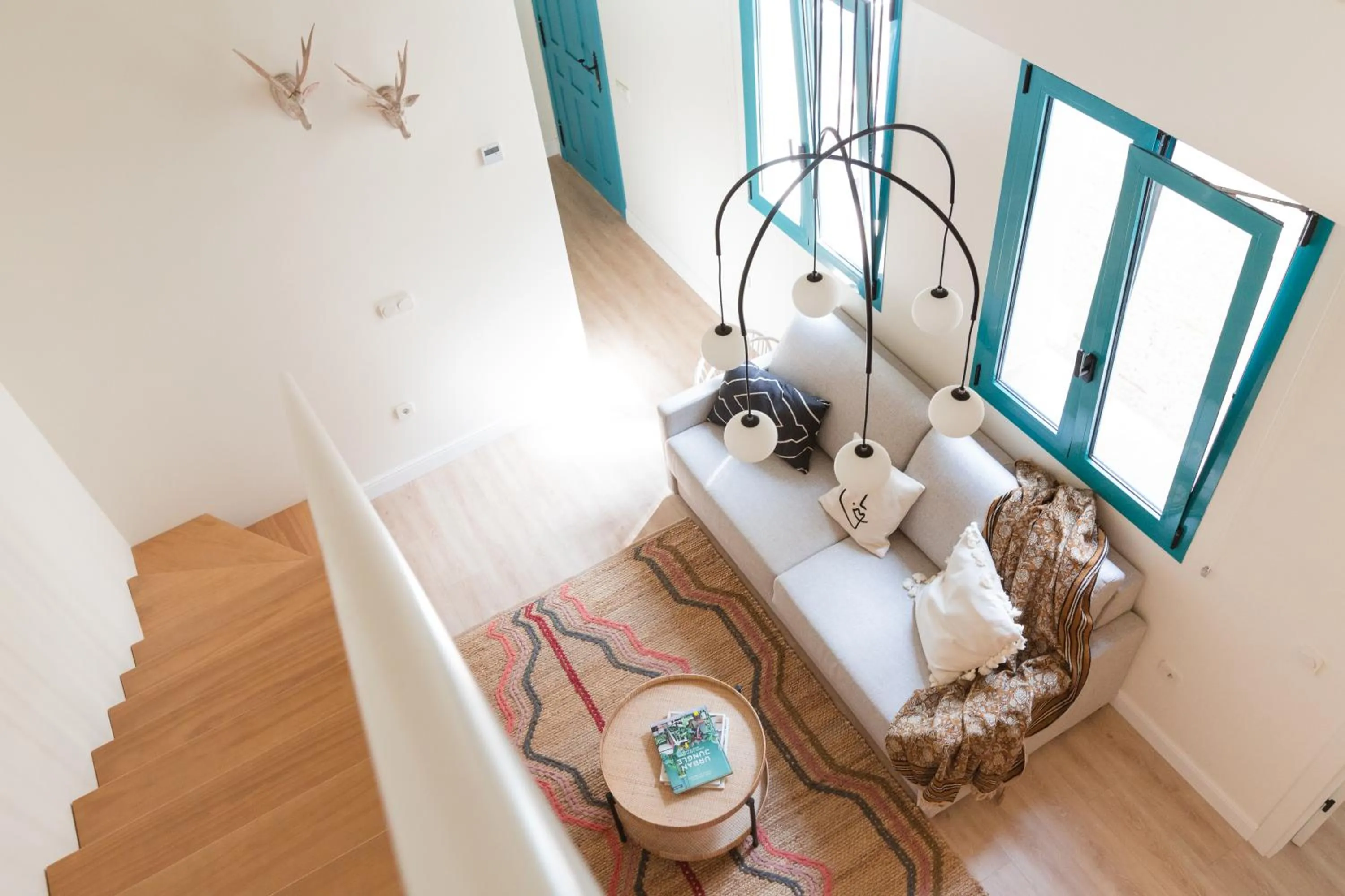 Living room, Bed in Atenea Malaga Apartments