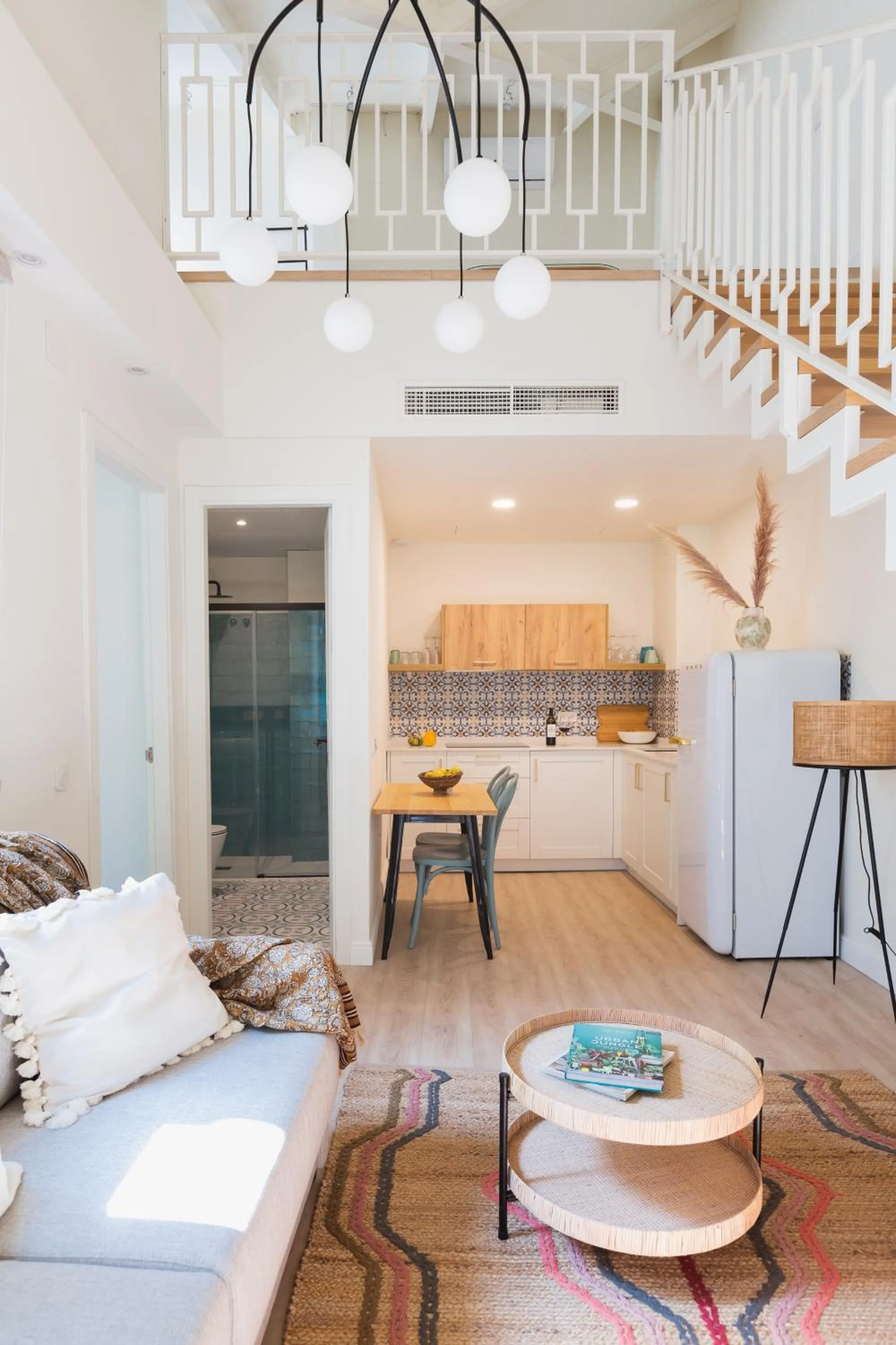 Living room in Atenea Malaga Apartments