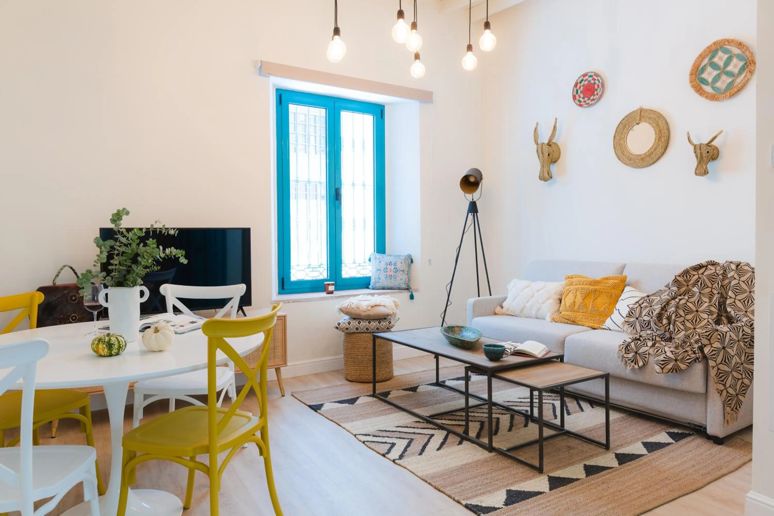 Living room in Atenea Malaga Apartments