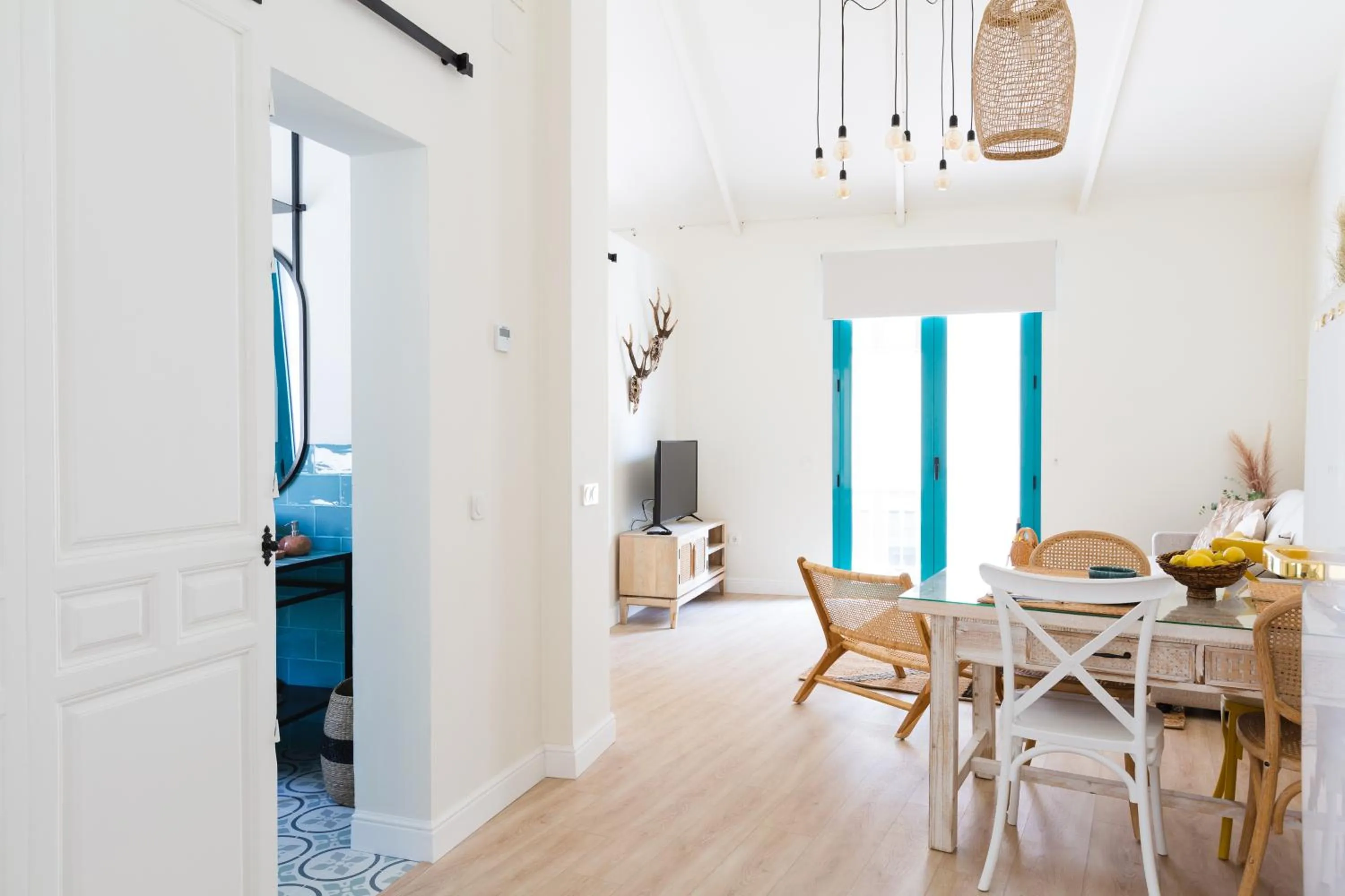 Living room in Atenea Malaga Apartments