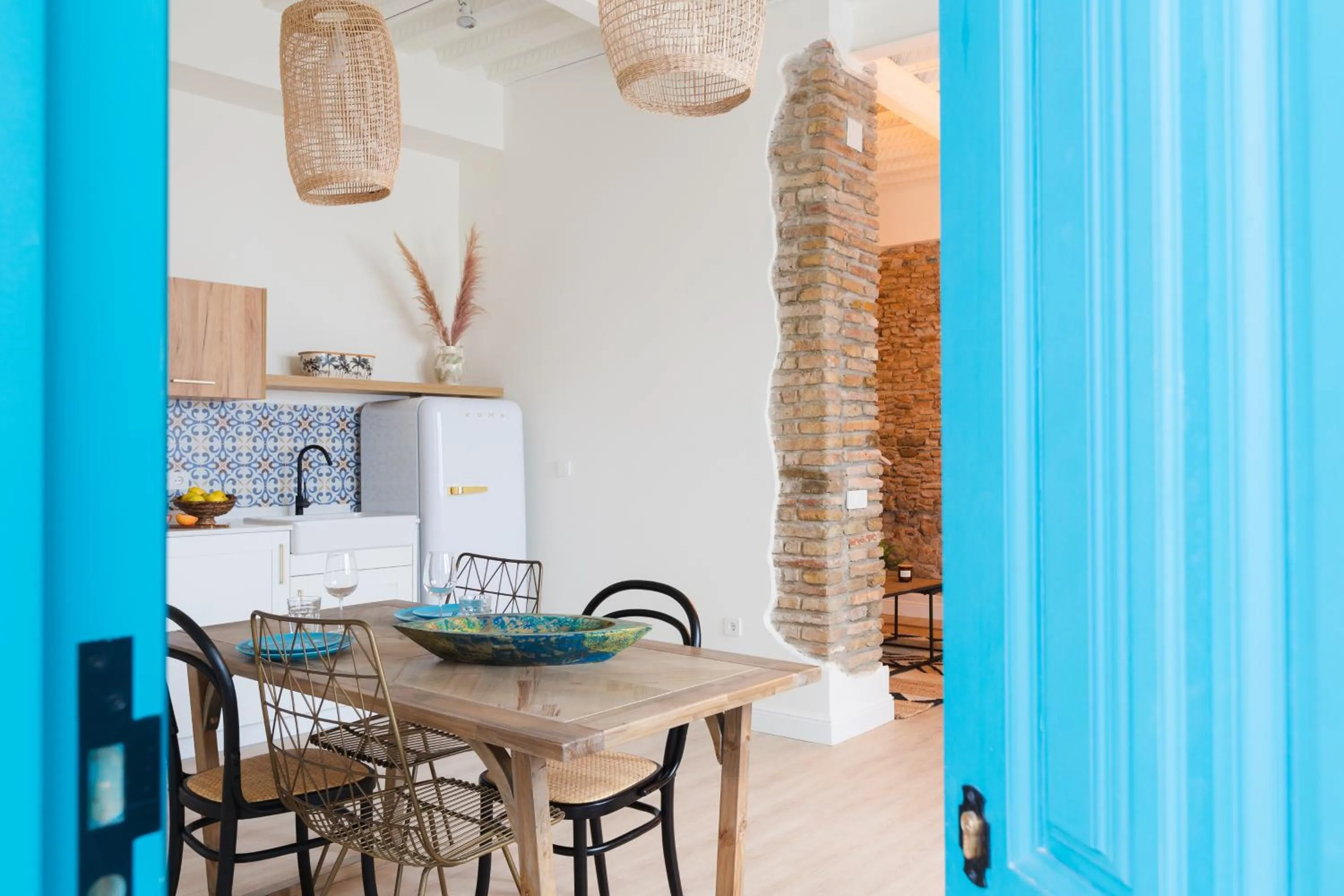 Kitchen or kitchenette in Atenea Malaga Apartments