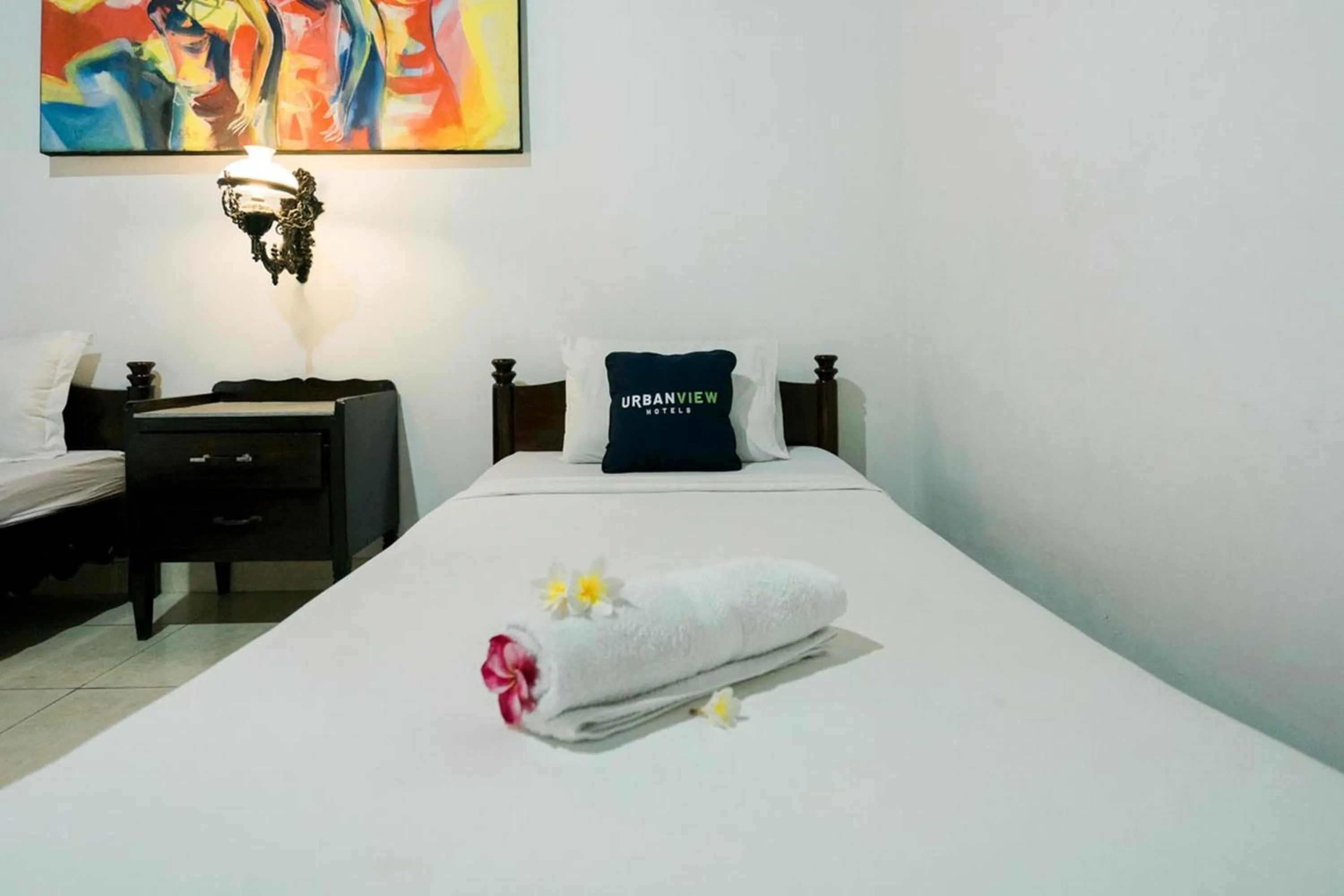 Bed in Urbanview Hotel Ananda Beach Sanur