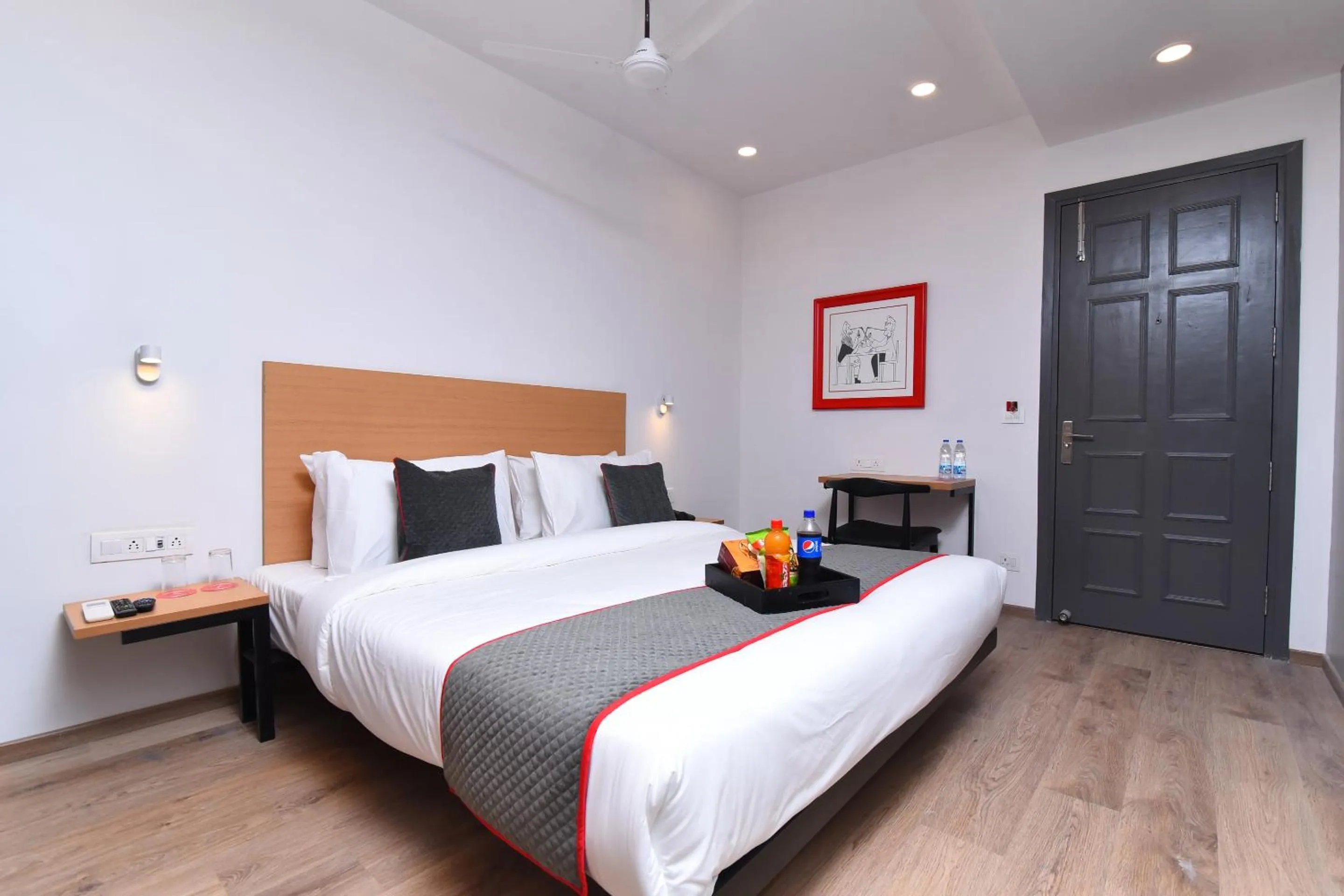 Bedroom, Bed in Townhouse Rudra Inn Near Chhatarpur Metro Station