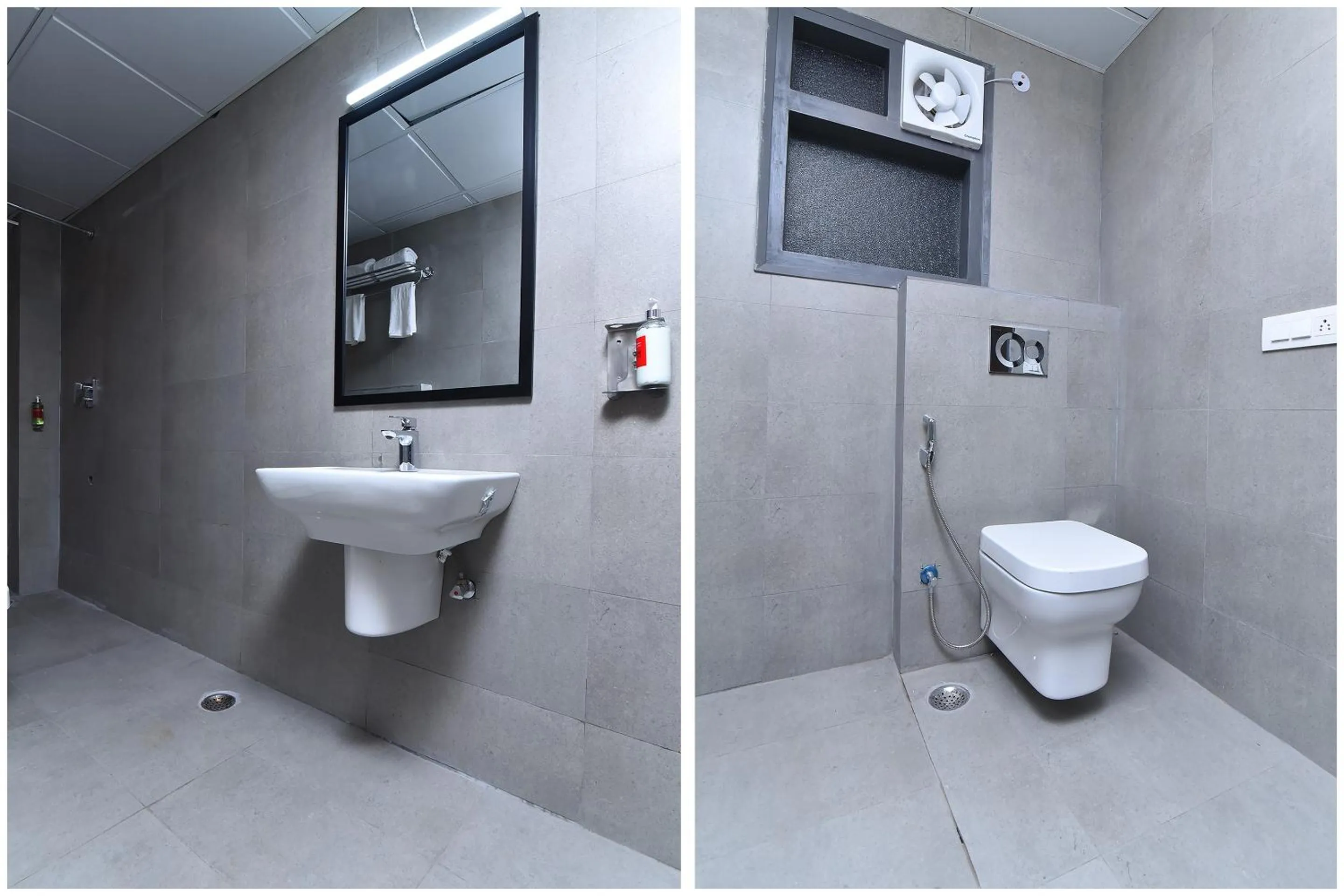 Bathroom in Townhouse Rudra Inn Near Chhatarpur Metro Station