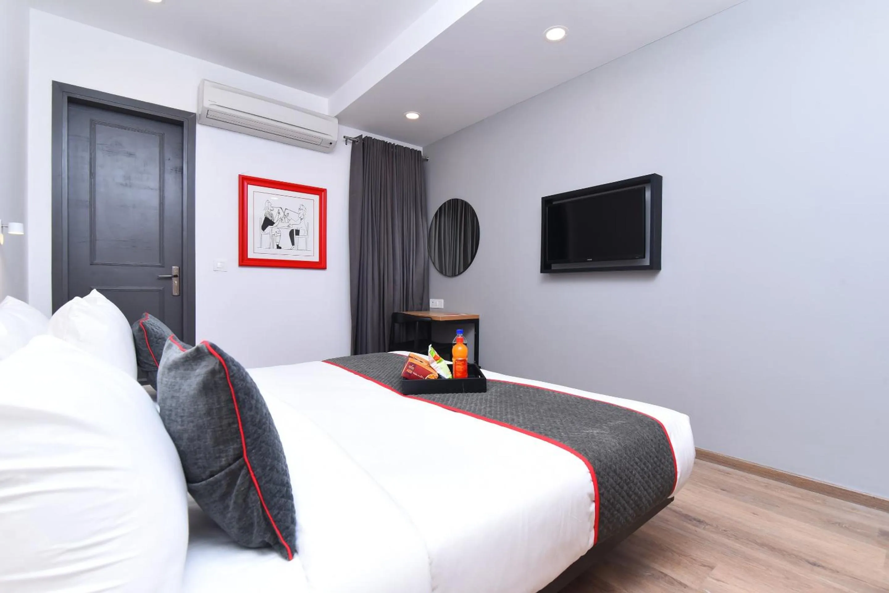 Bedroom, Bed in Townhouse Rudra Inn Near Chhatarpur Metro Station