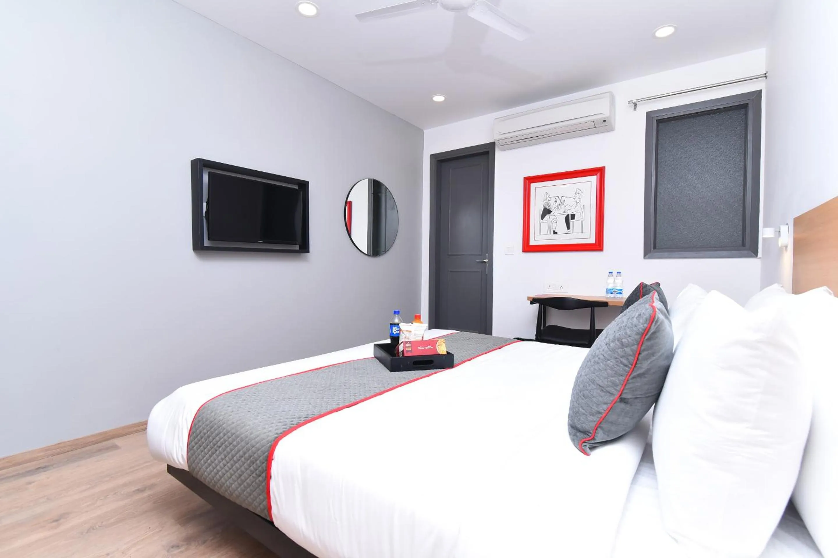Bedroom, Bed in Townhouse Rudra Inn Near Chhatarpur Metro Station