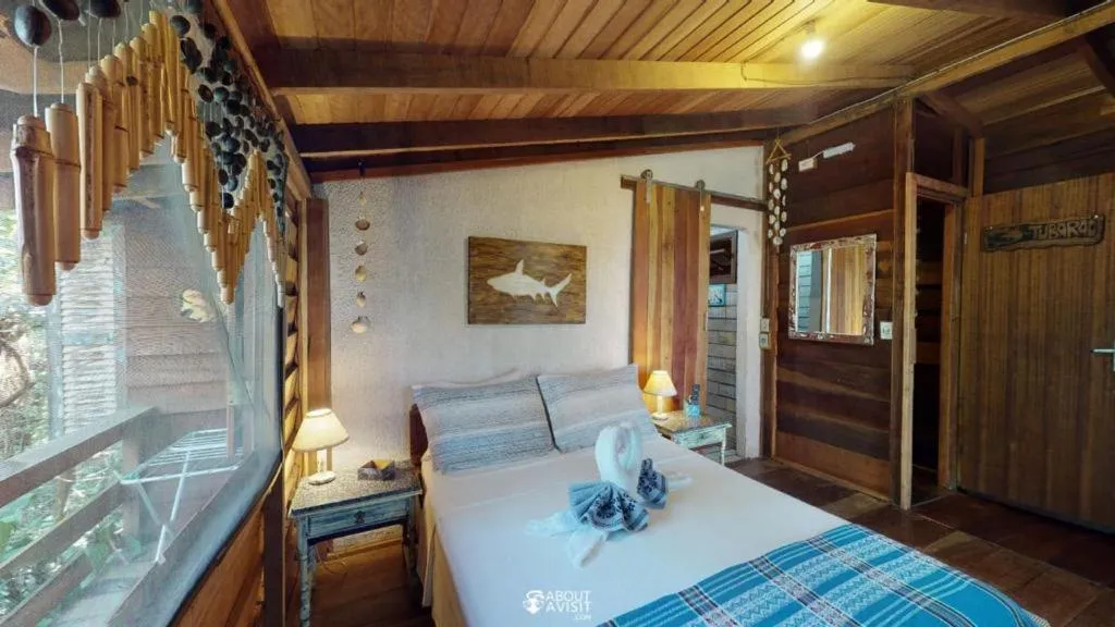 Bed in Hotel Pousada Praia do Farol