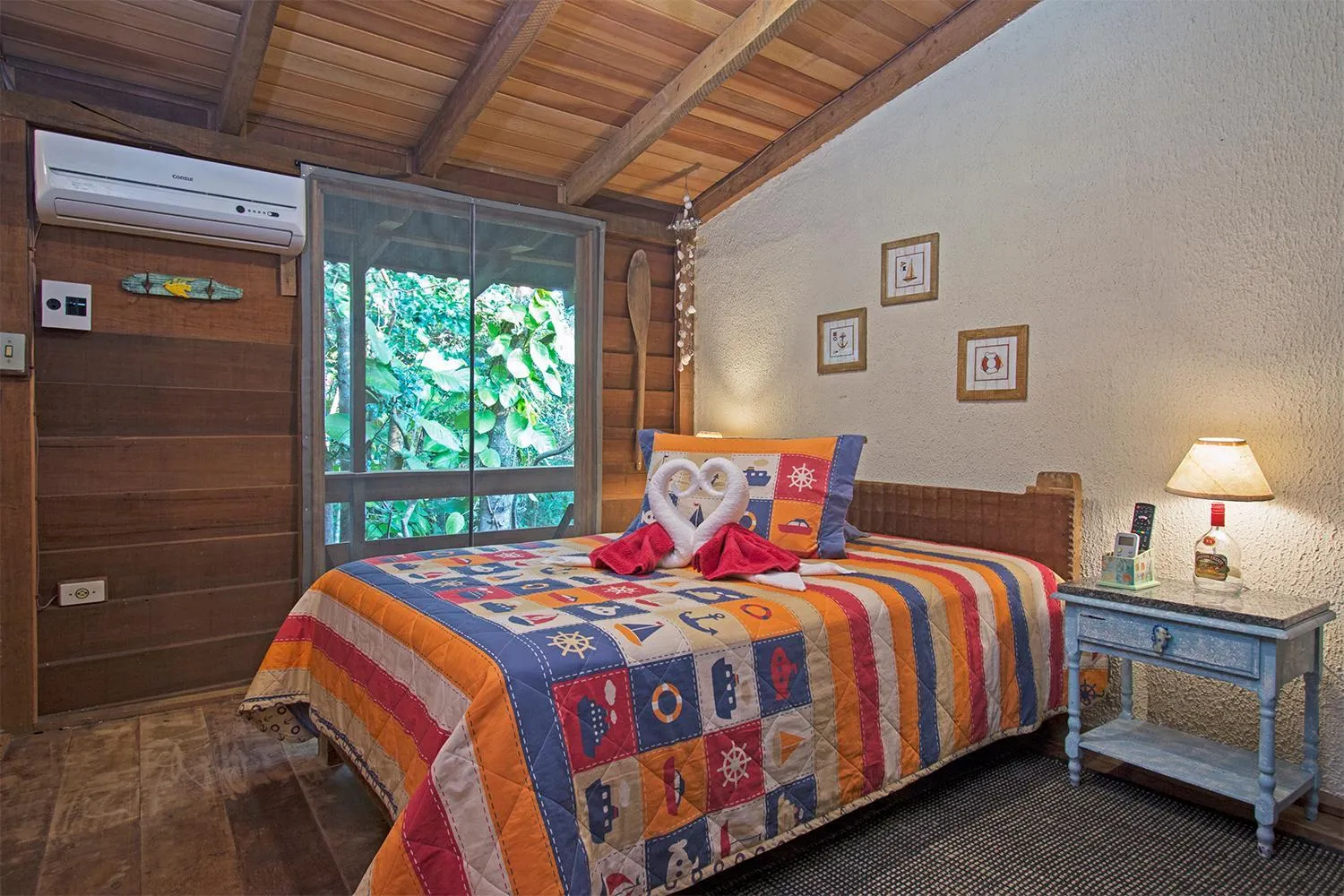 Bed in Hotel Pousada Praia do Farol