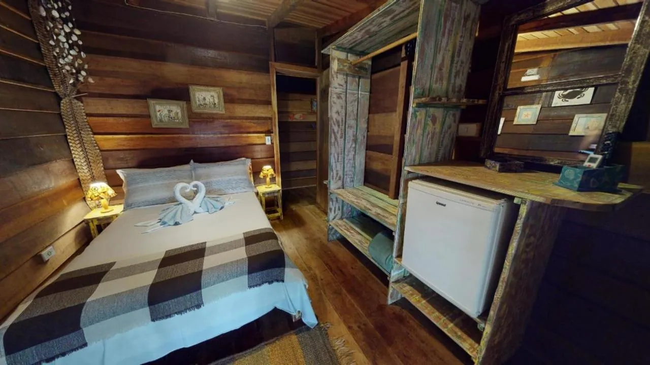 Bed in Hotel Pousada Praia do Farol