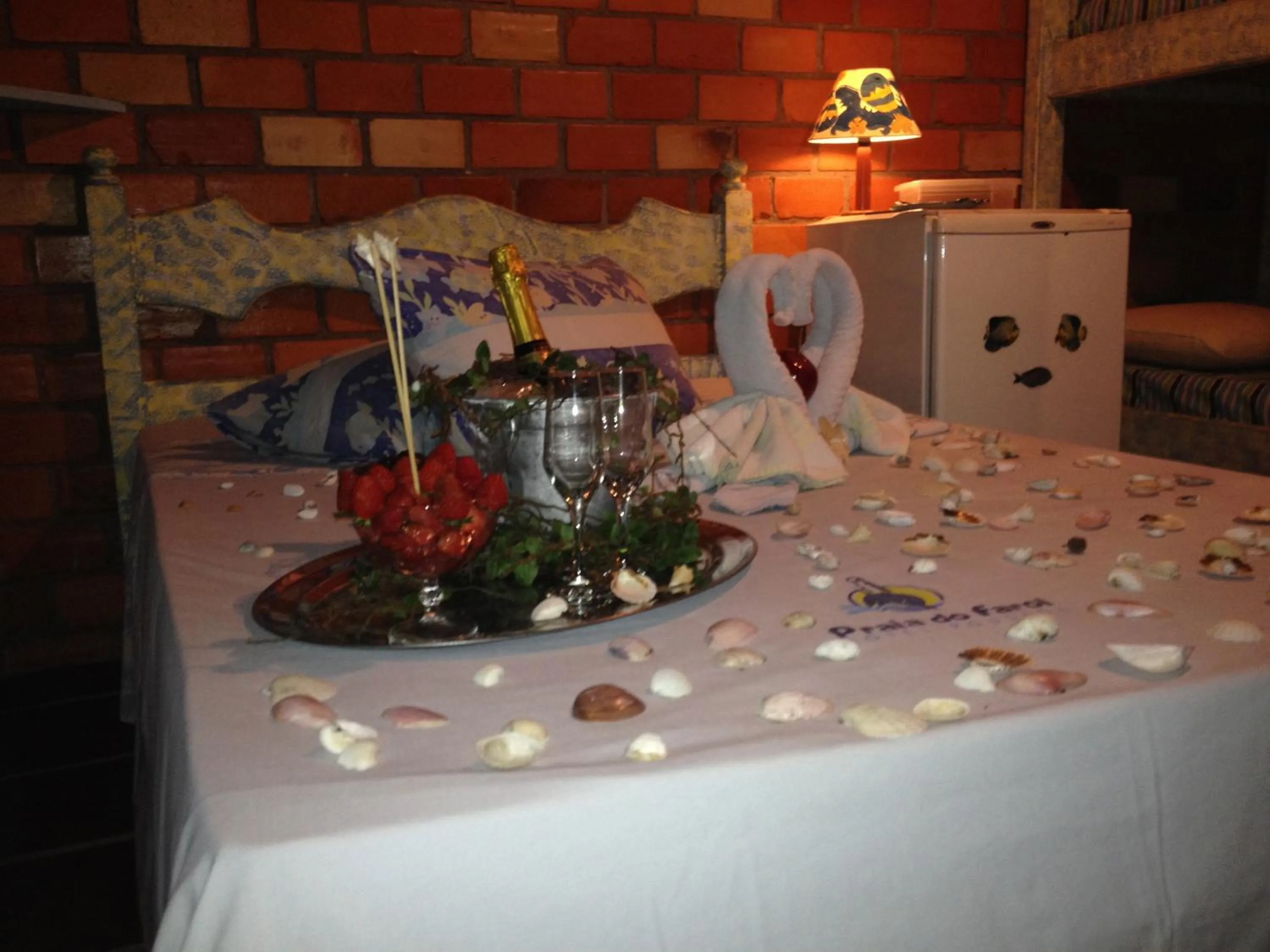 Bed in Hotel Pousada Praia do Farol