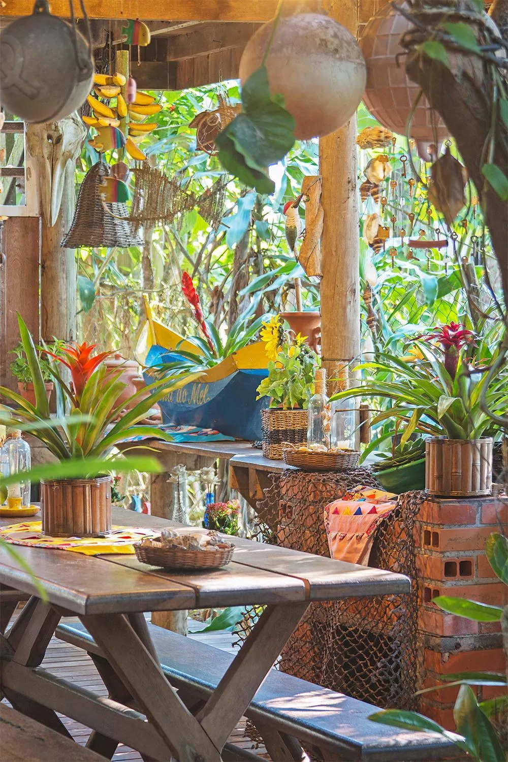 BBQ facilities in Hotel Pousada Praia do Farol
