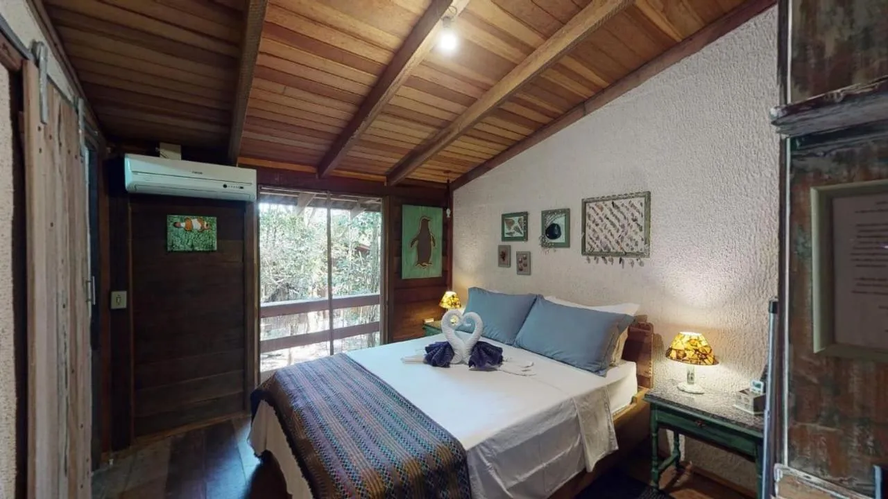 Bed in Hotel Pousada Praia do Farol