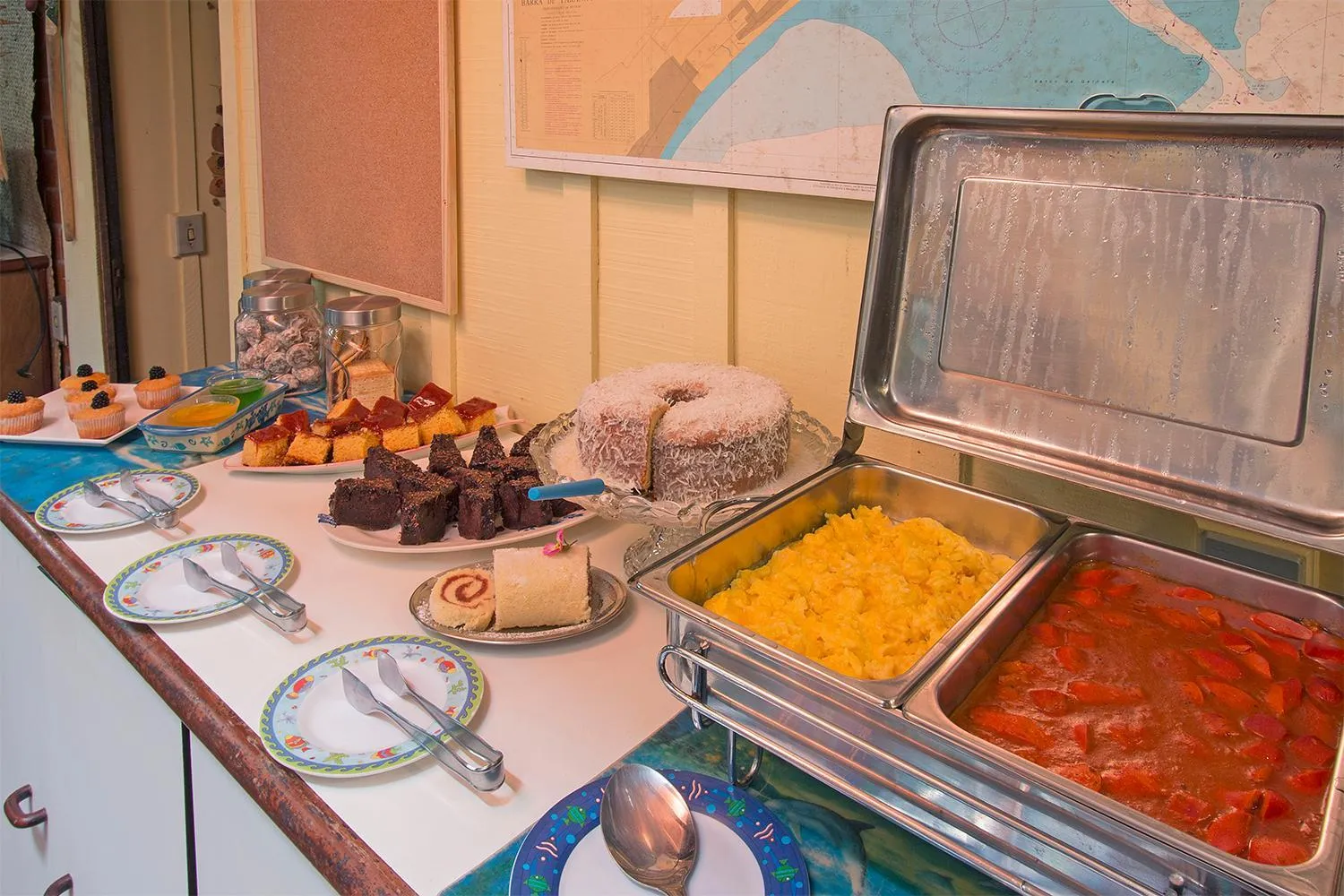 Breakfast in Hotel Pousada Praia do Farol