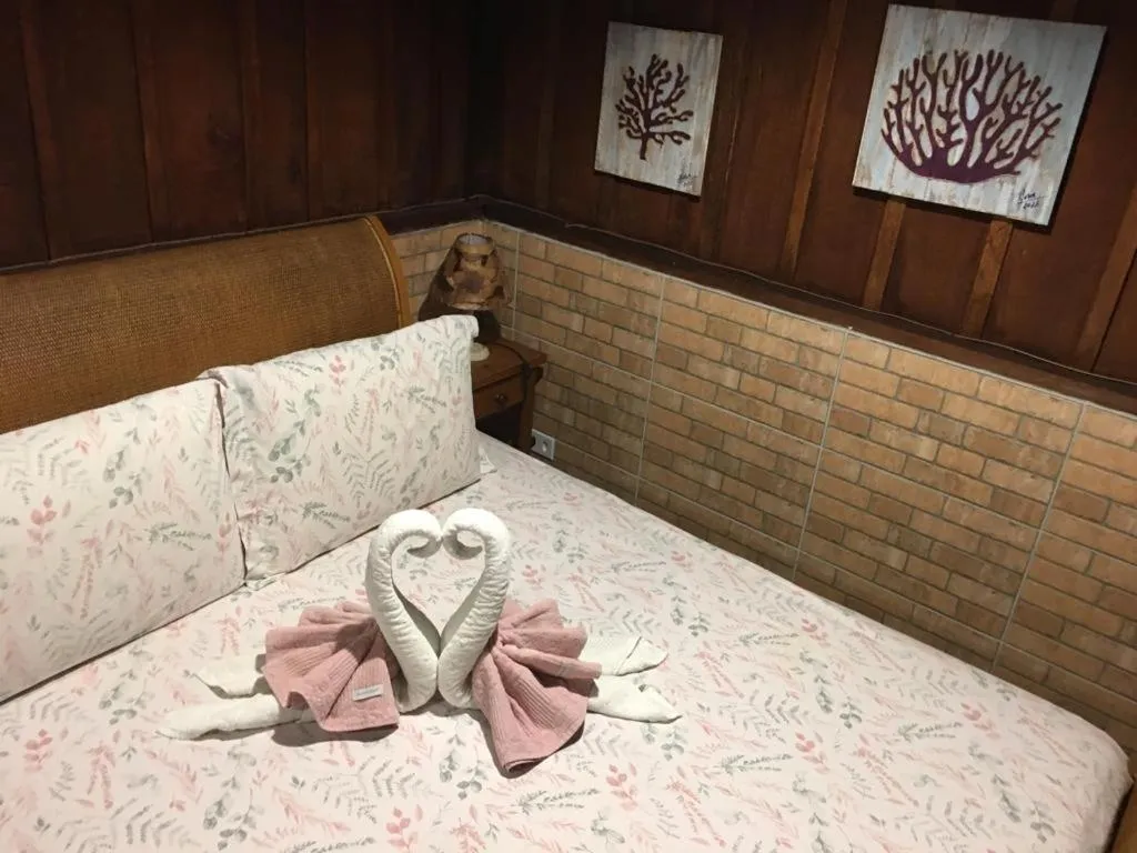 Bed in Hotel Pousada Praia do Farol