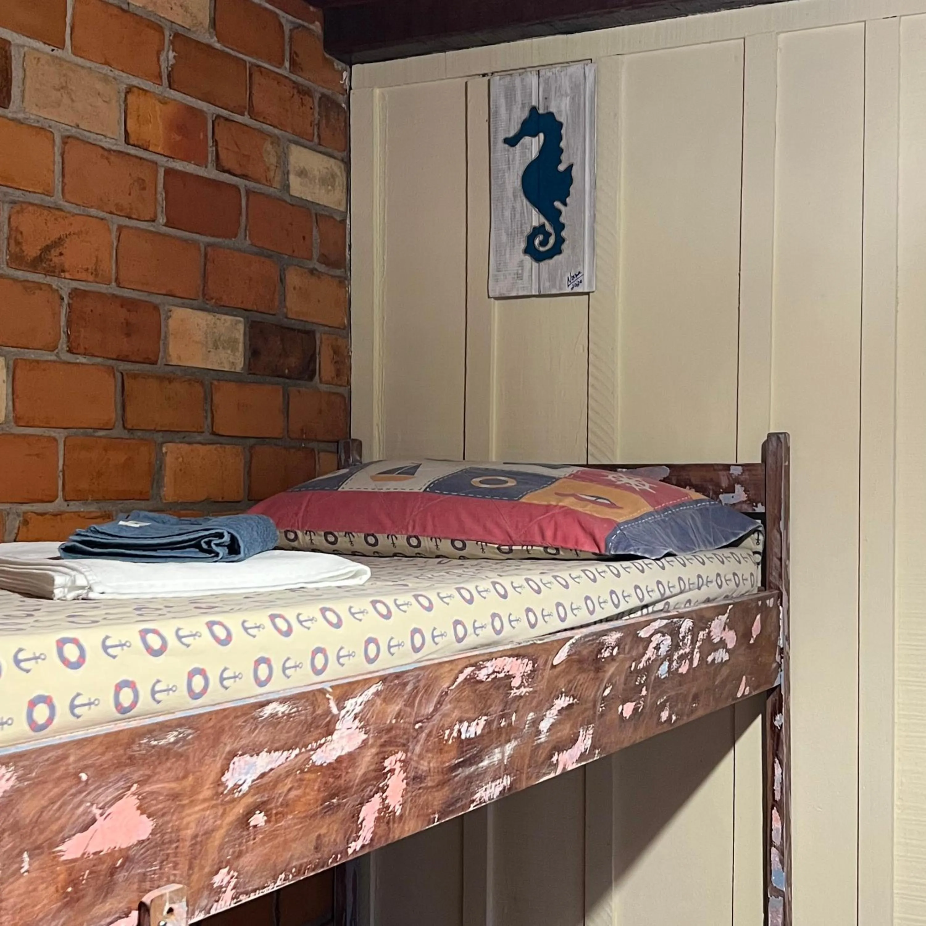 Bed in Hotel Pousada Praia do Farol