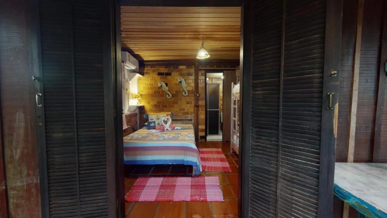 Bed in Hotel Pousada Praia do Farol