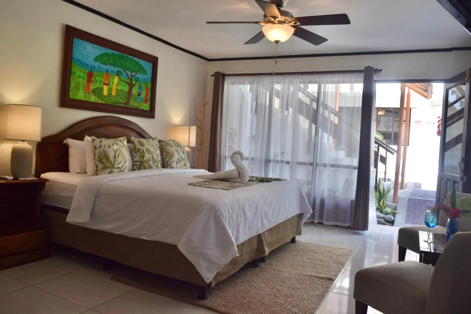 Bedroom, Bed in Hotel Playa Espadilla & Gardens