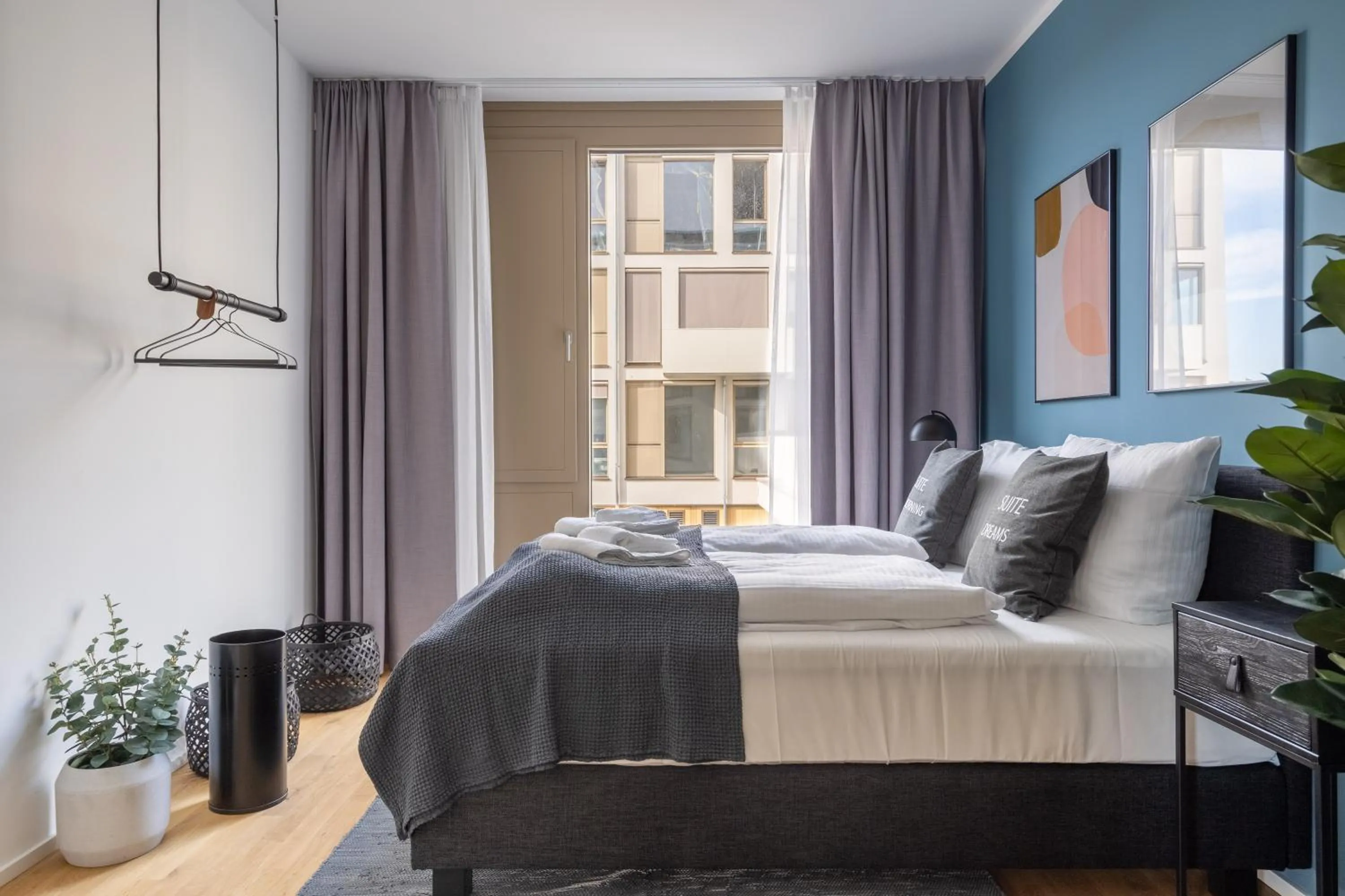 Bed in Limehome Potsdam Annemarie-Wolff-Platz