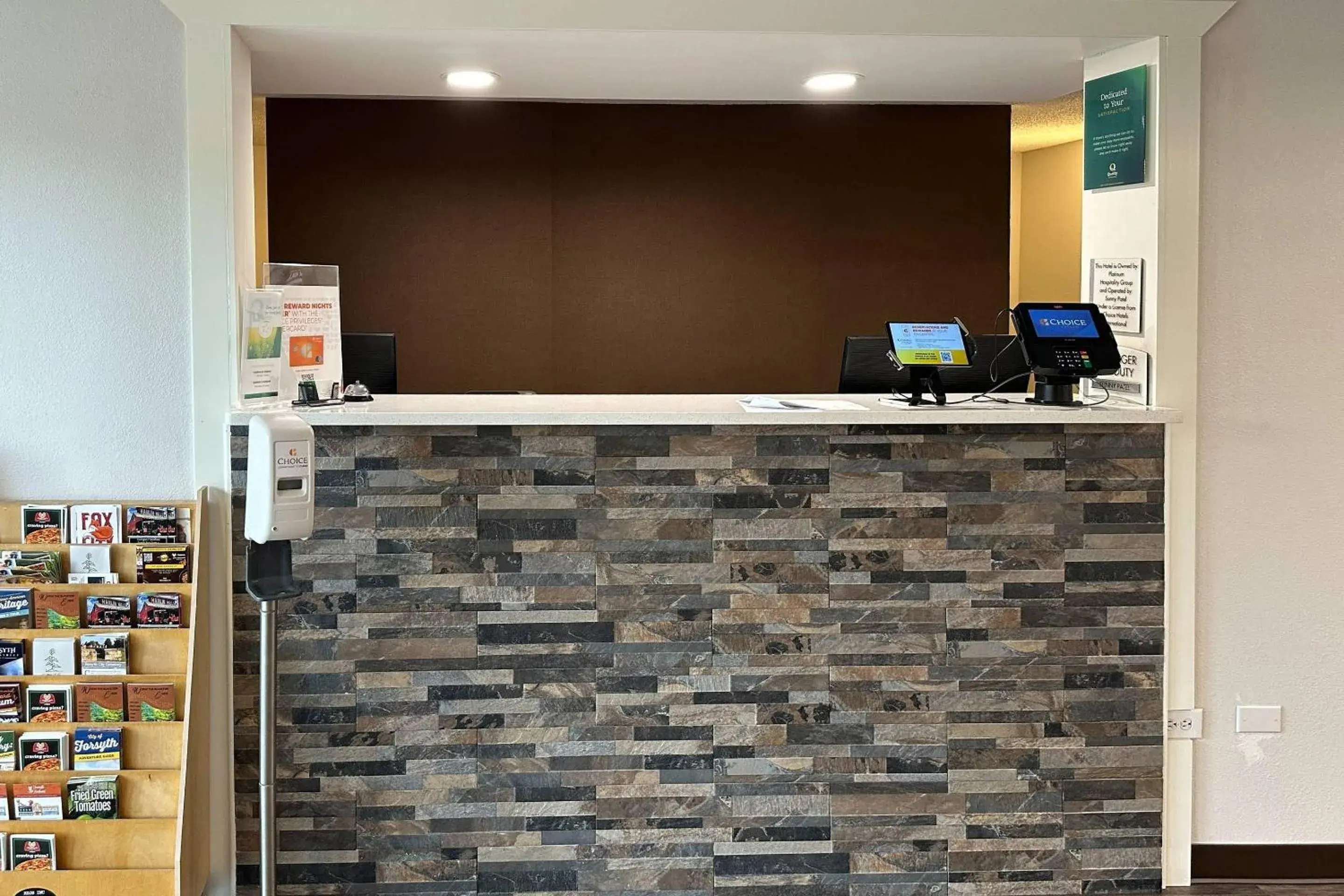 Lobby or reception in Quality Inn Forsyth near GA Public Safety Training Center Lobby or reception in Quality Inn Forsyth near GA Public Safety Training Center