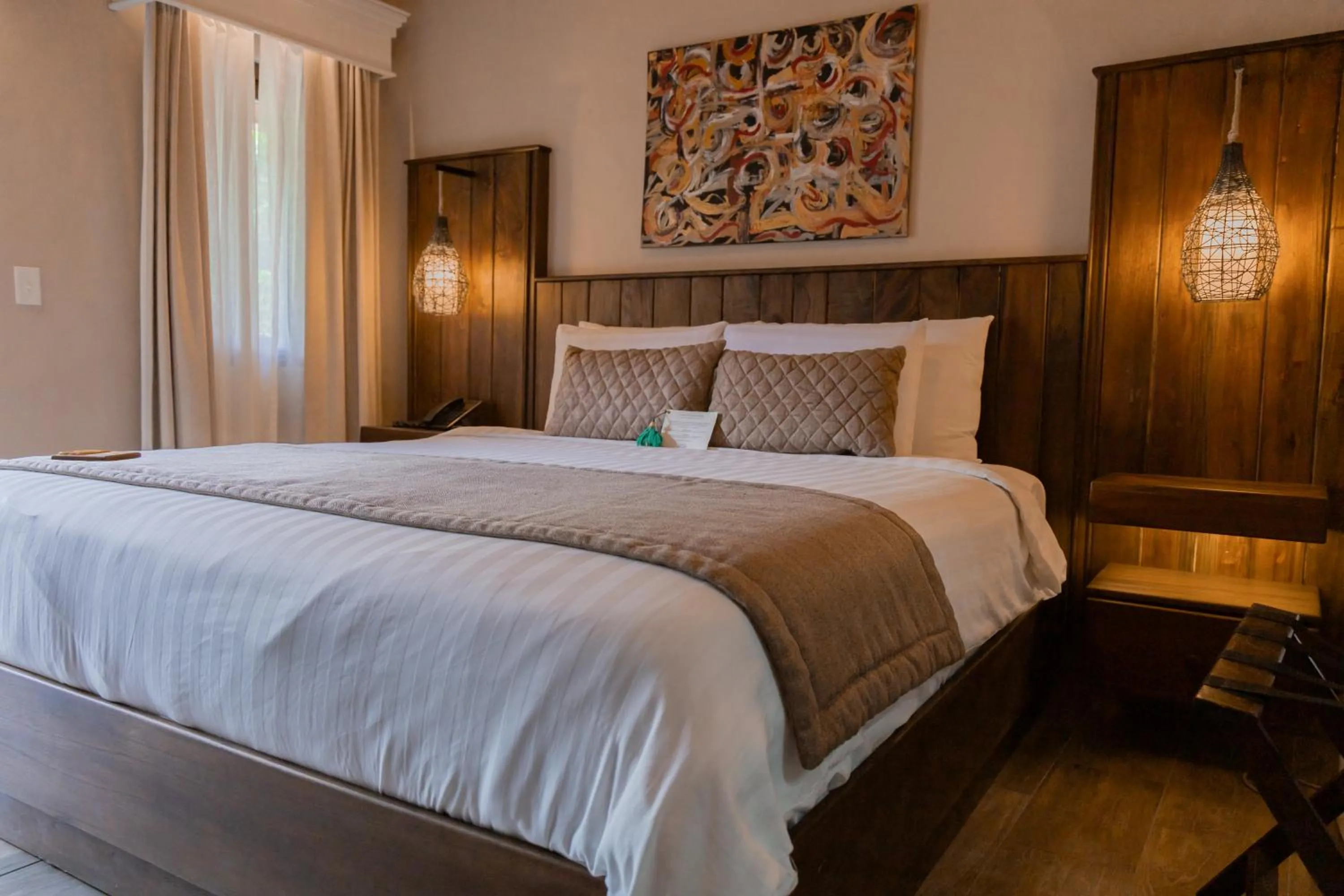 Bed in Valle Escondido Resort