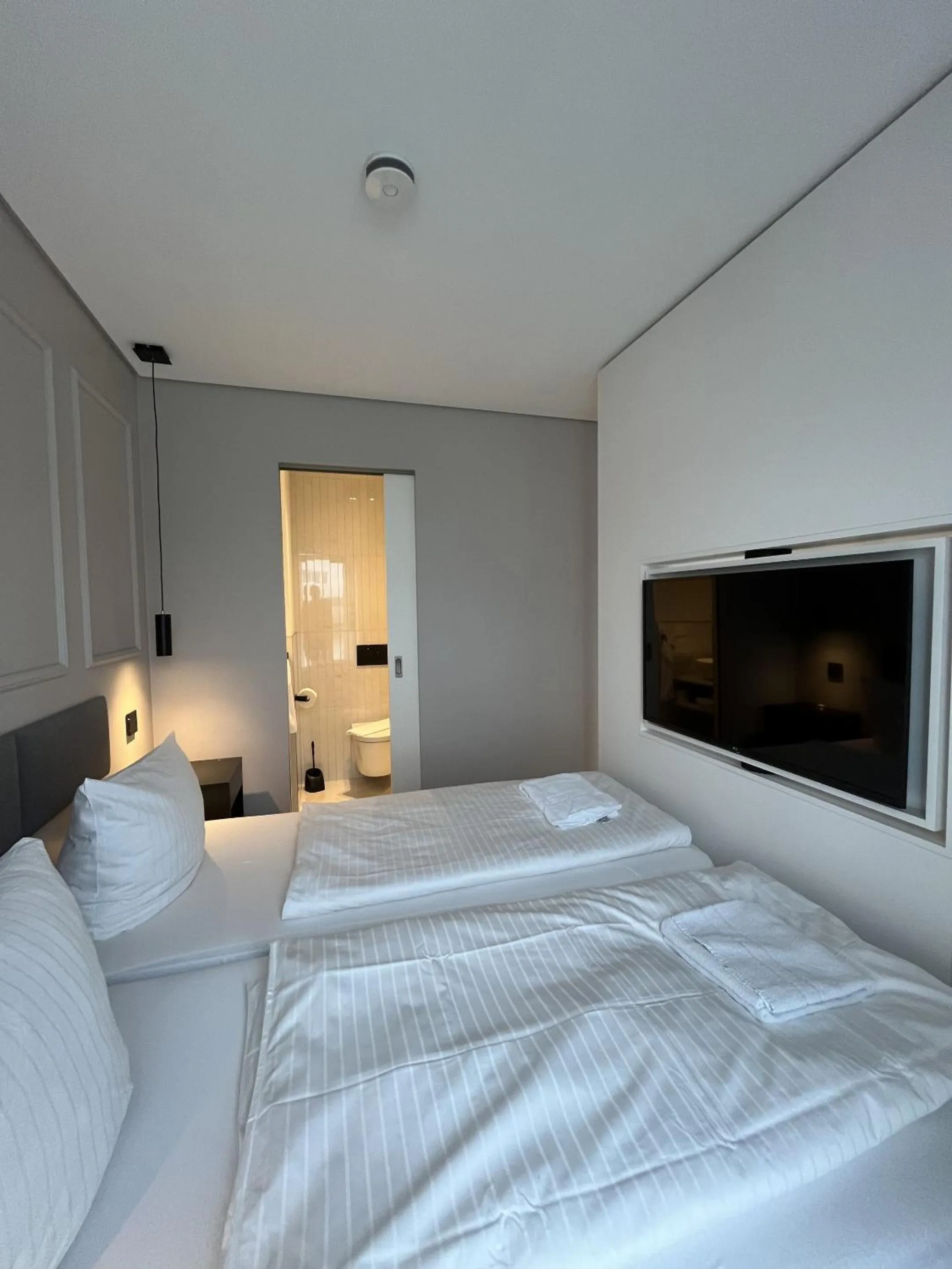 Bedroom, Bed in Ferienhaus Stadtblick