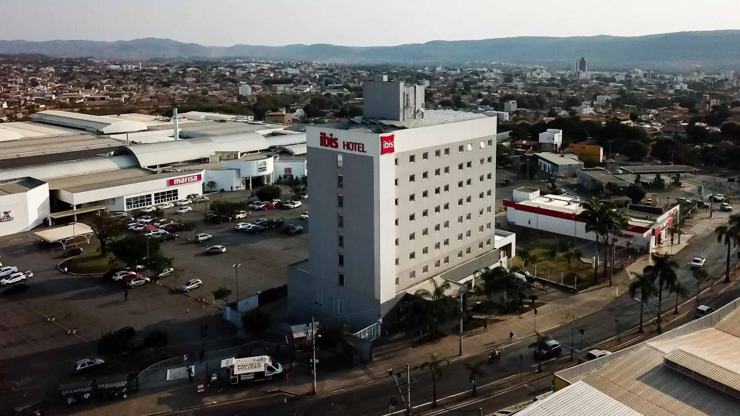 Bird's eye view in ibis Montes Claros Shopping