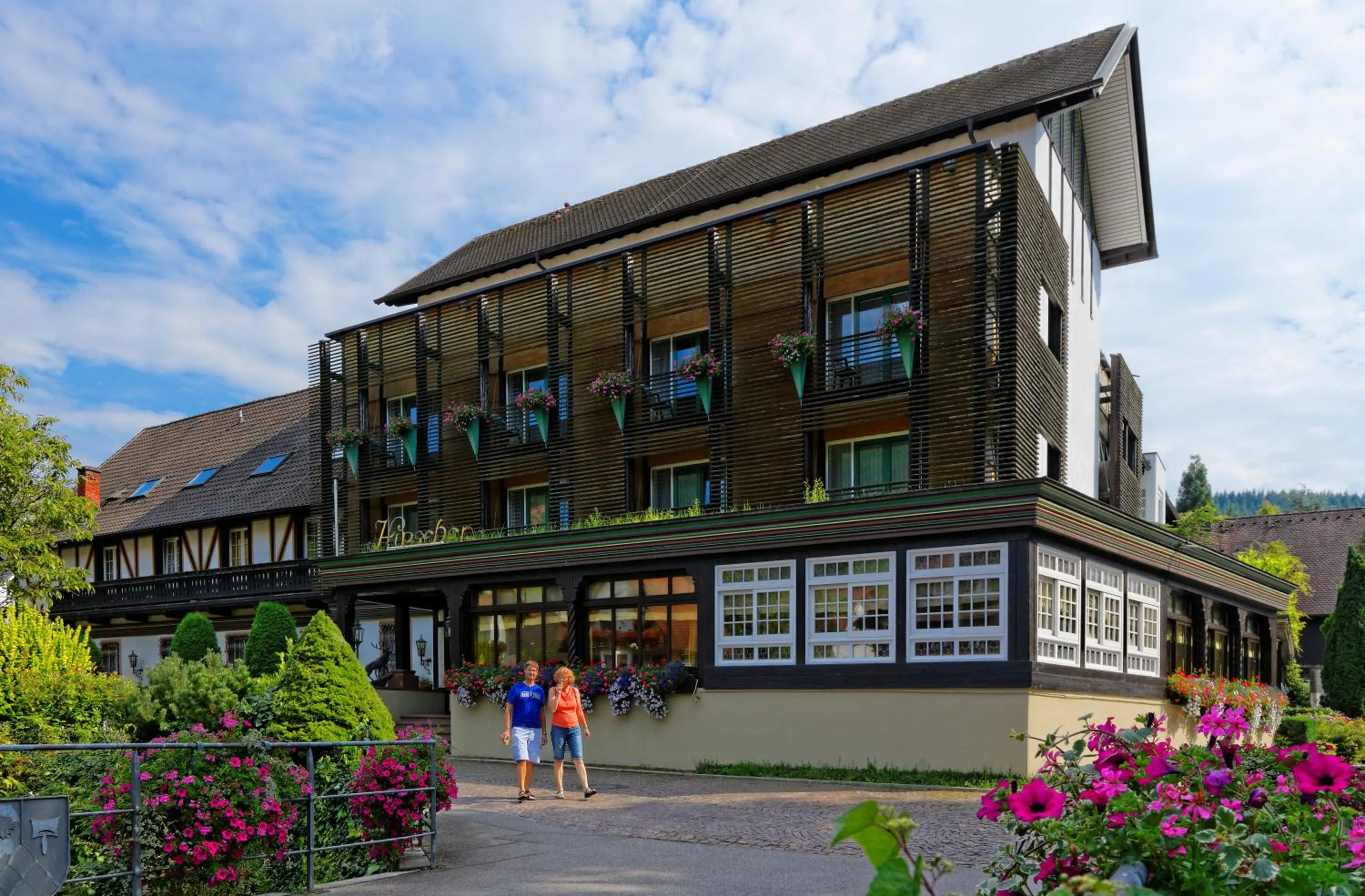 Facade/entrance in Hotel Hirschen