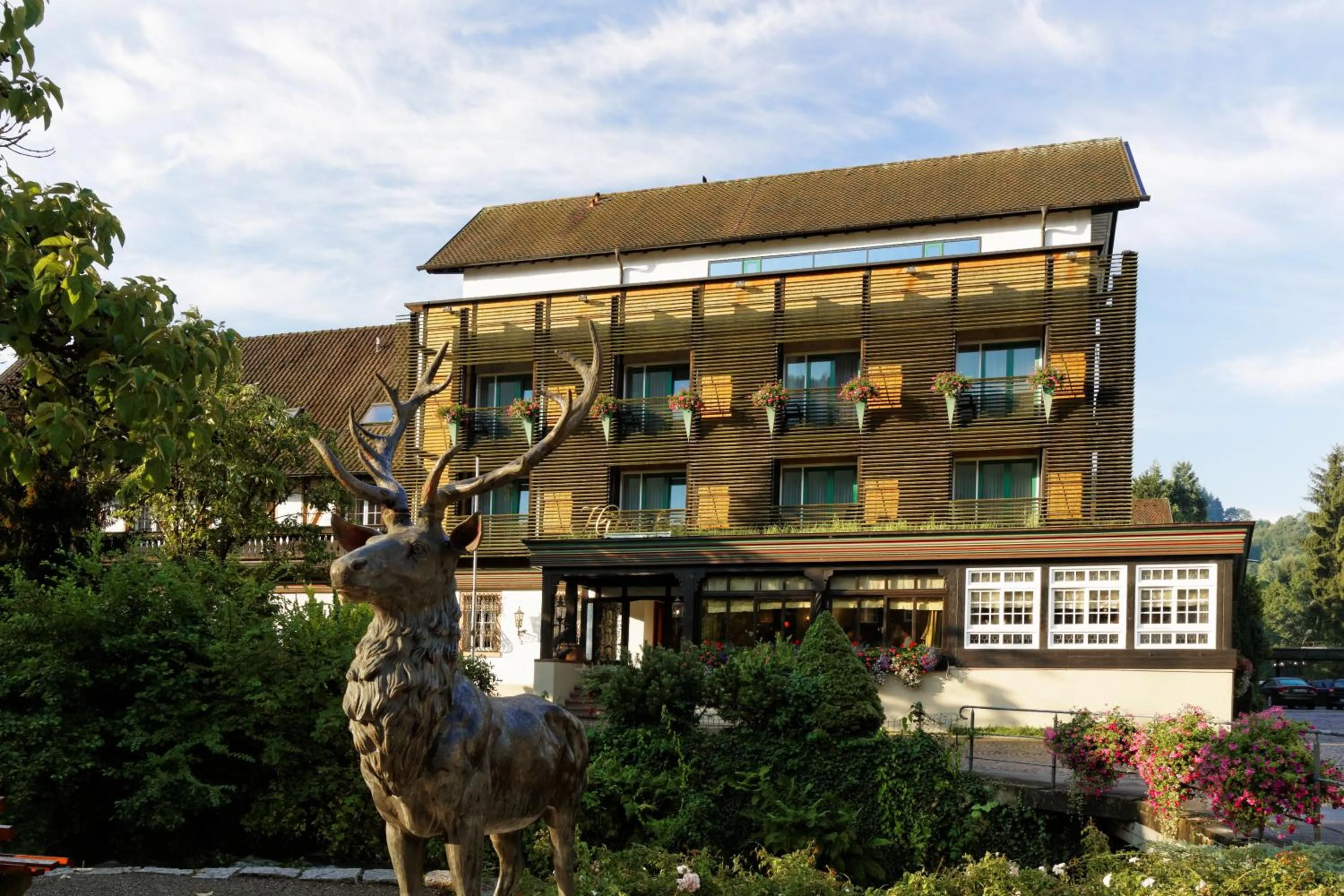 Facade/entrance in Hotel Hirschen