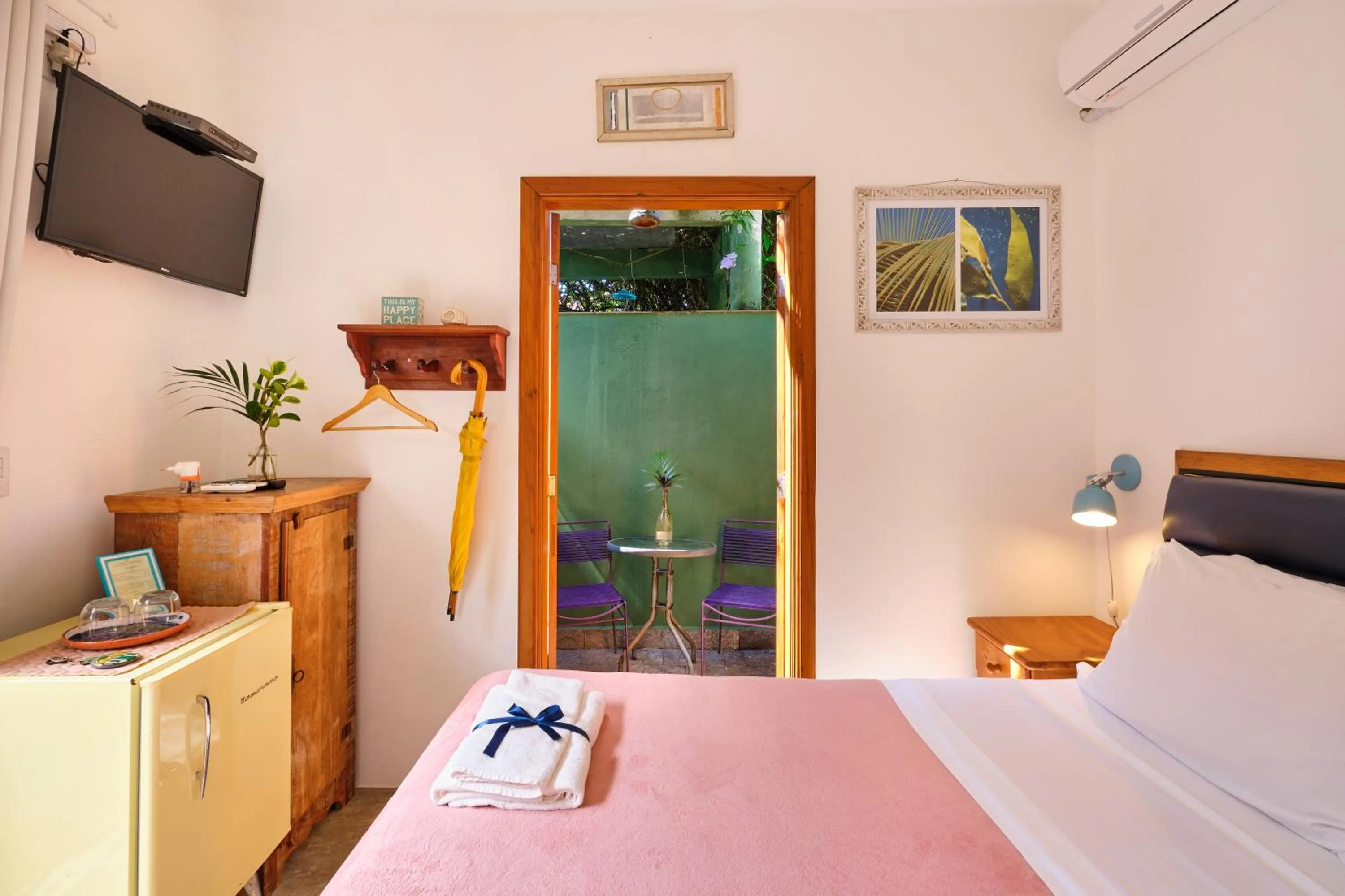 Bed in Pousada Pontal Gardens