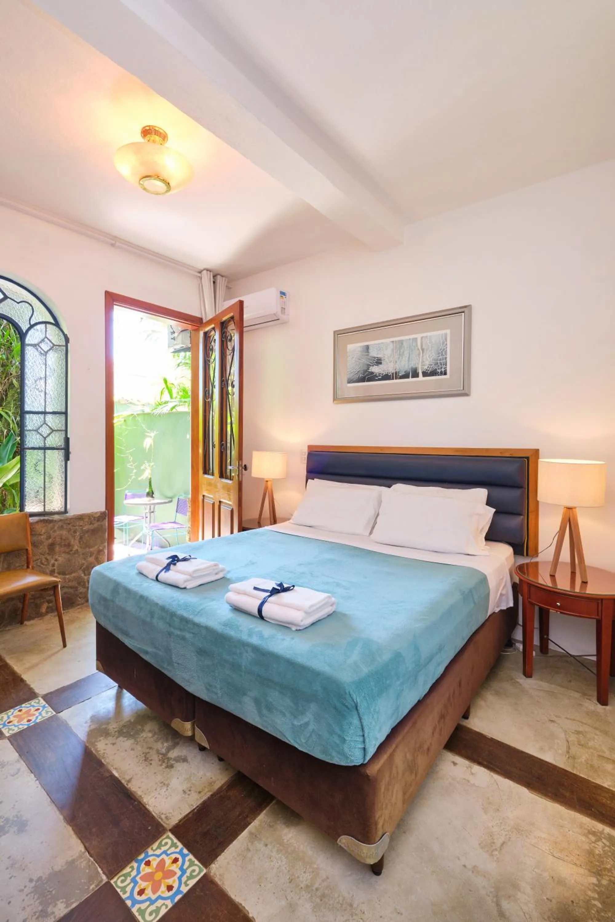 Bed in Pousada Pontal Gardens