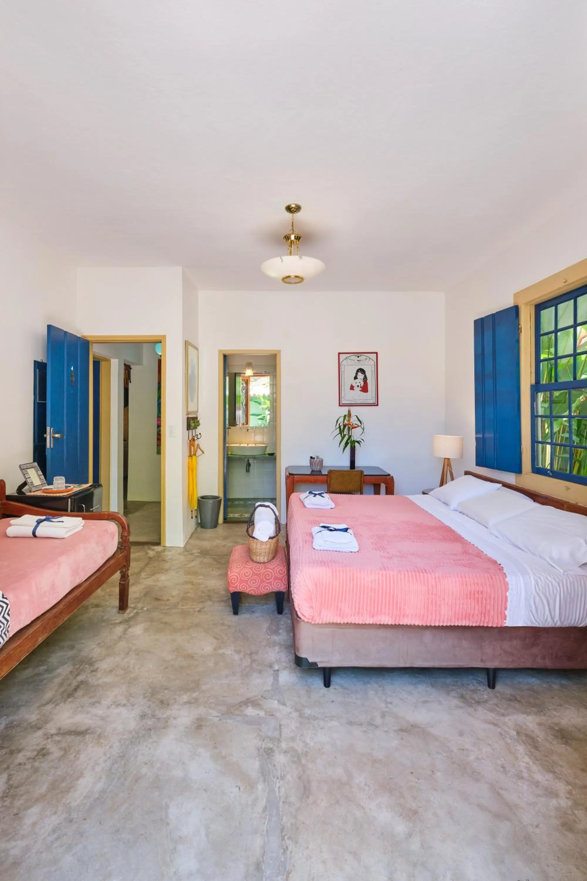 Bed in Pousada Pontal Gardens