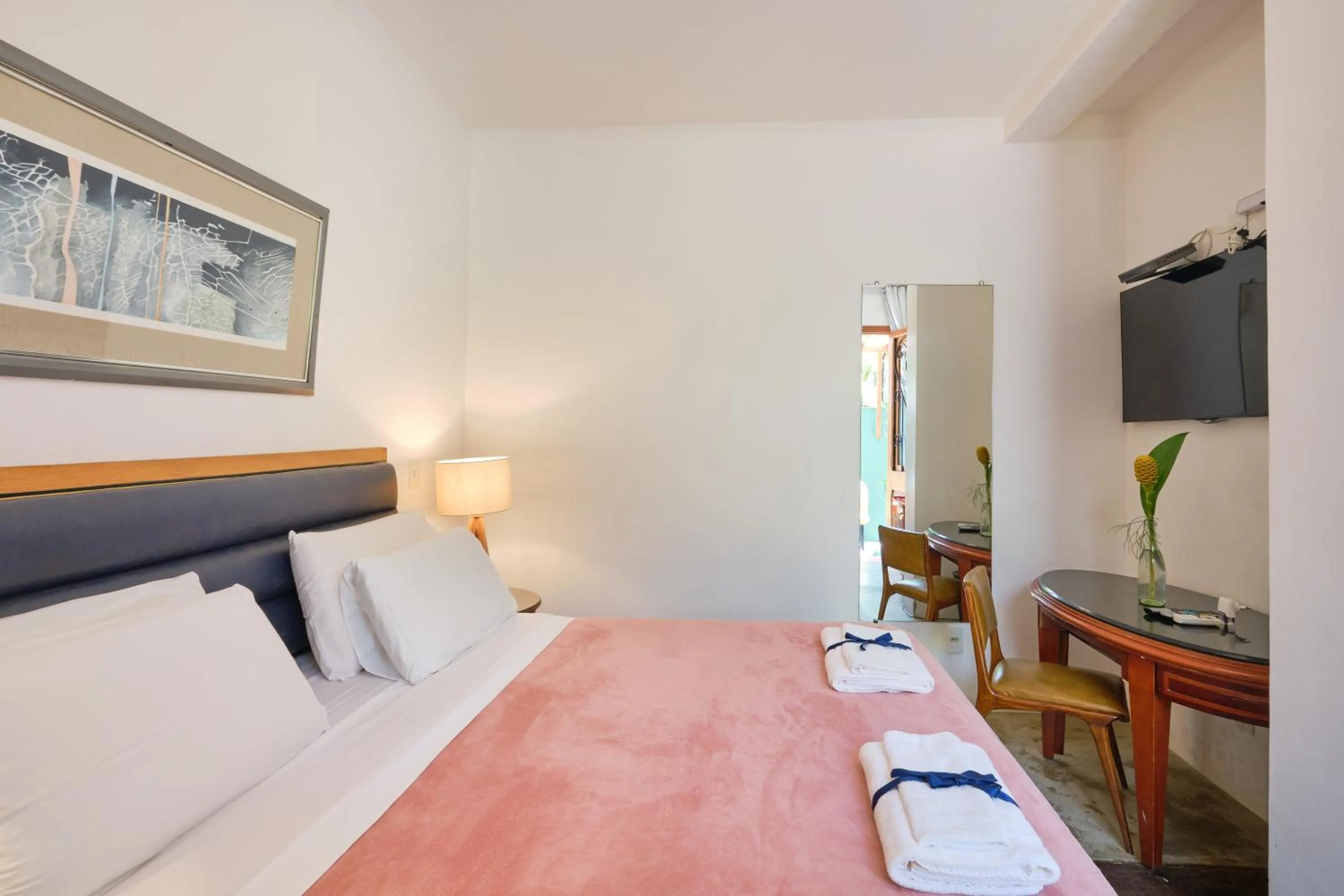 Bed in Pousada Pontal Gardens