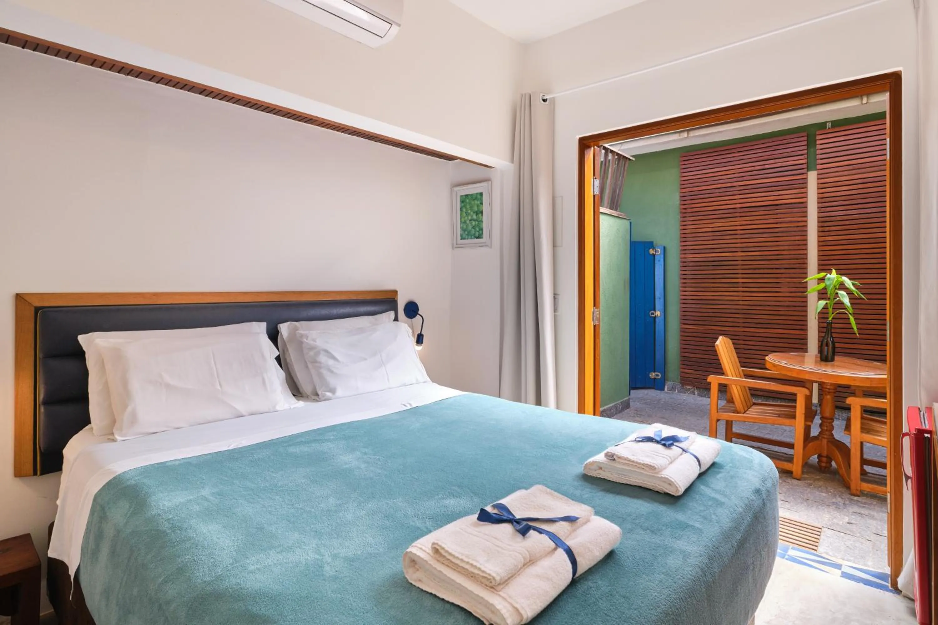 Bed in Pousada Pontal Gardens