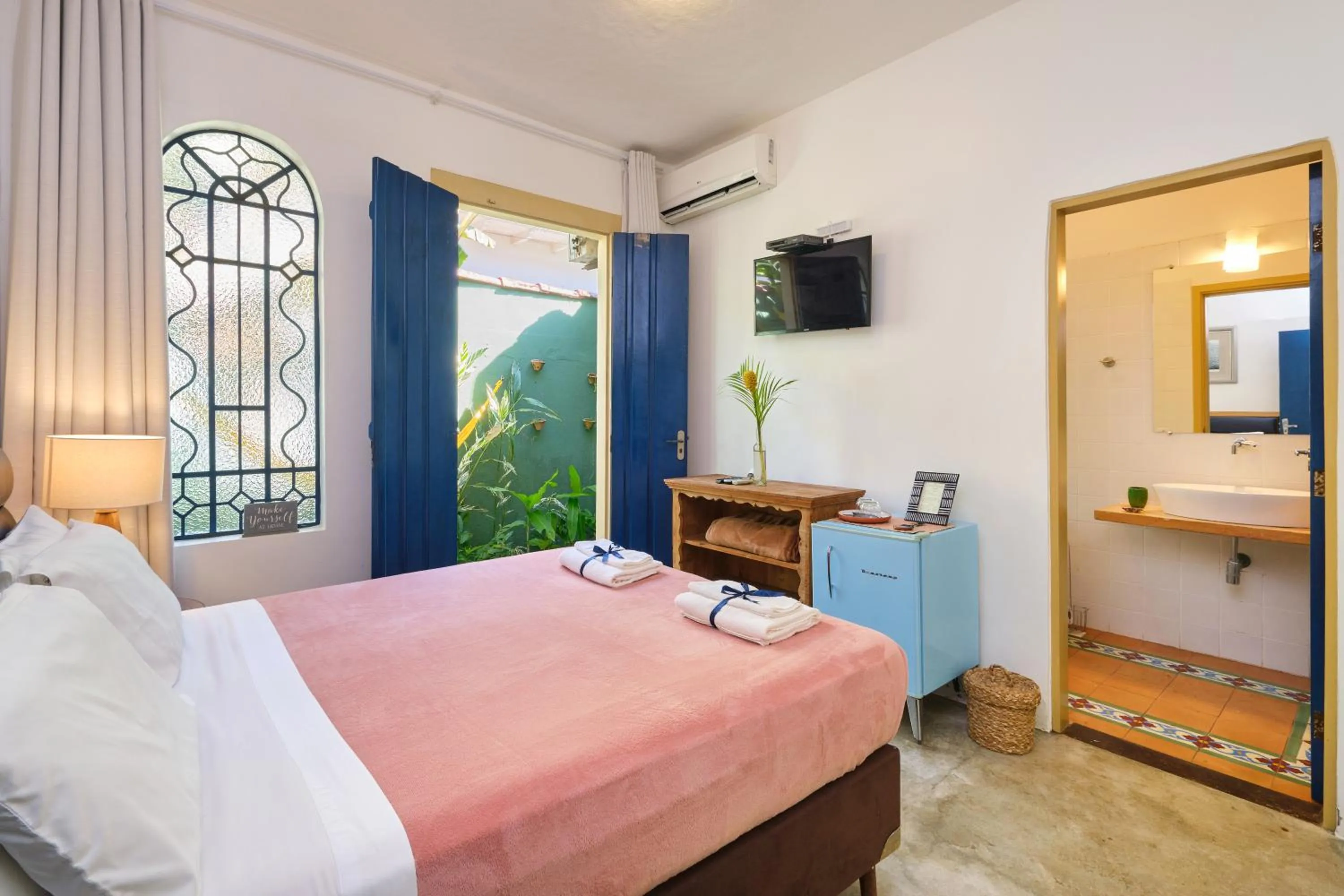 Bed in Pousada Pontal Gardens