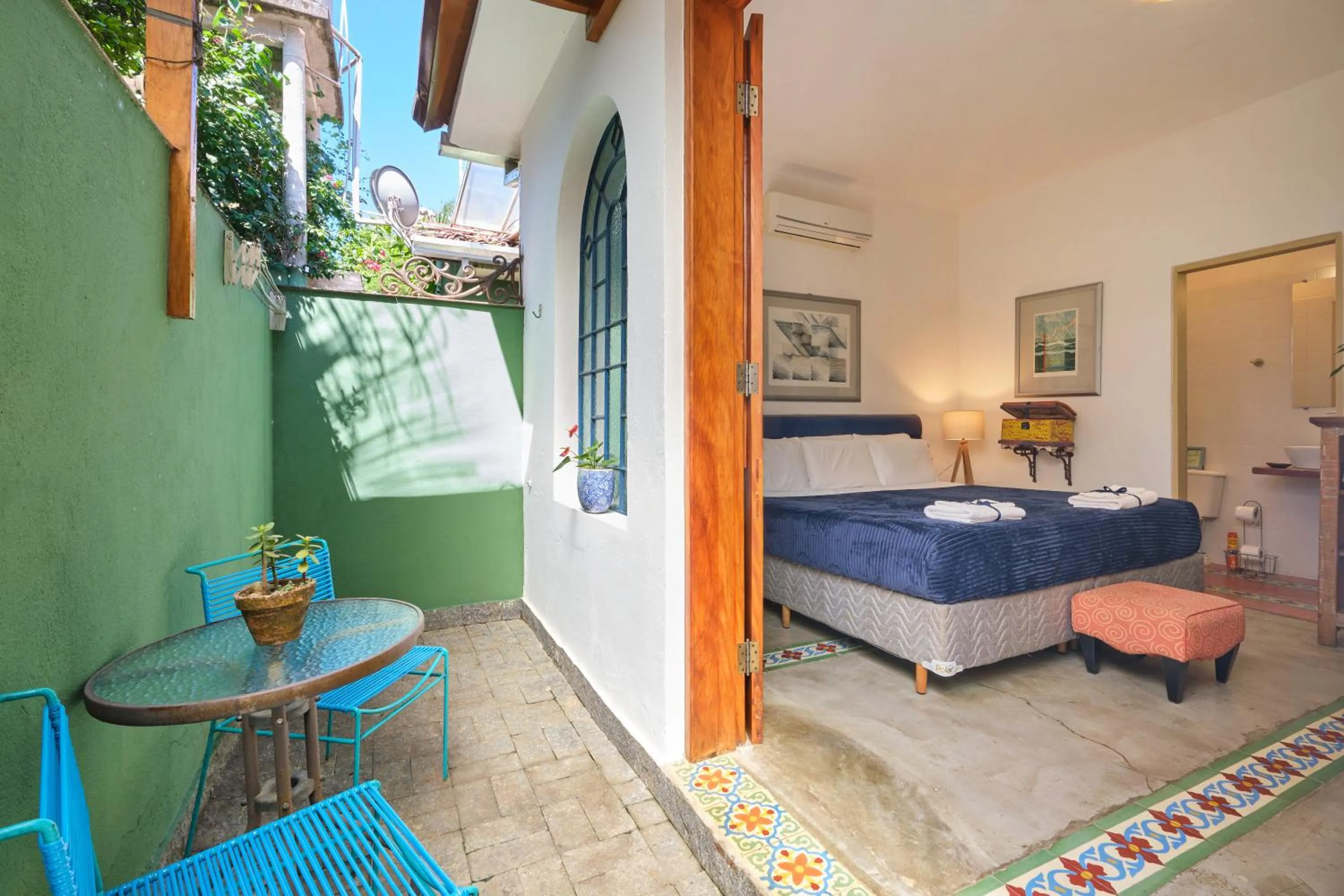 Bed in Pousada Pontal Gardens