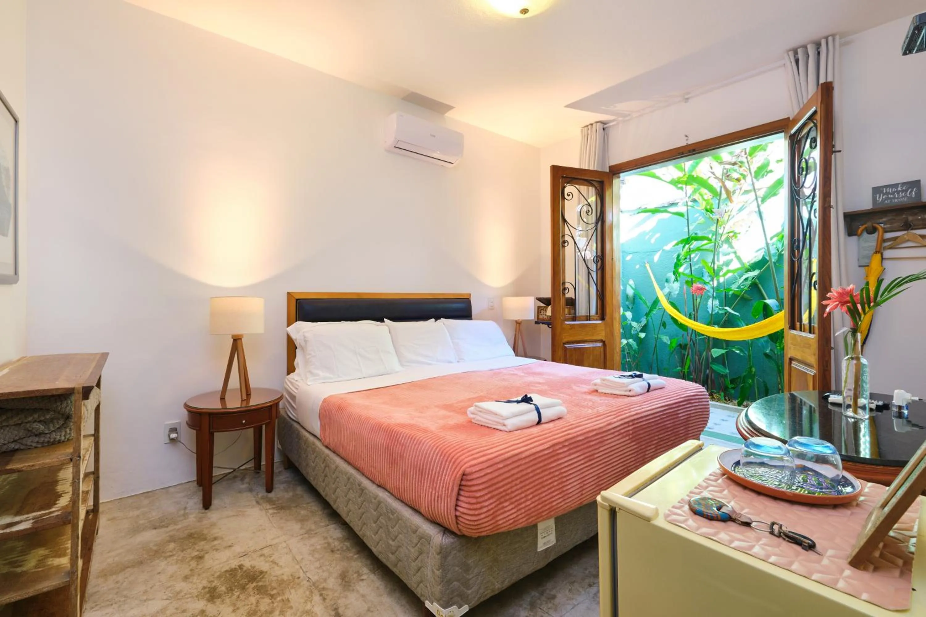 Bed in Pousada Pontal Gardens