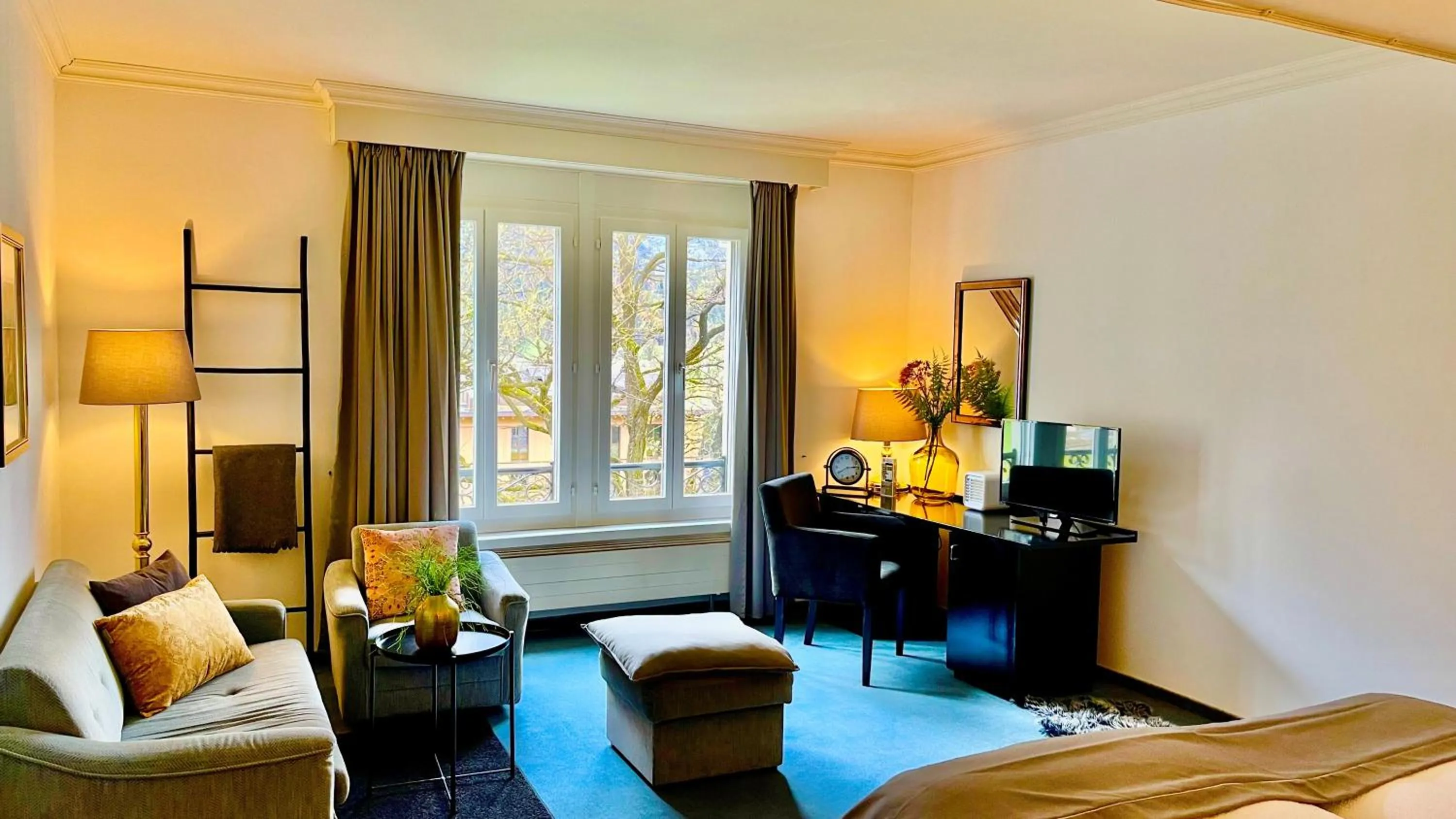 Bed in Parkhotel du Sauvage