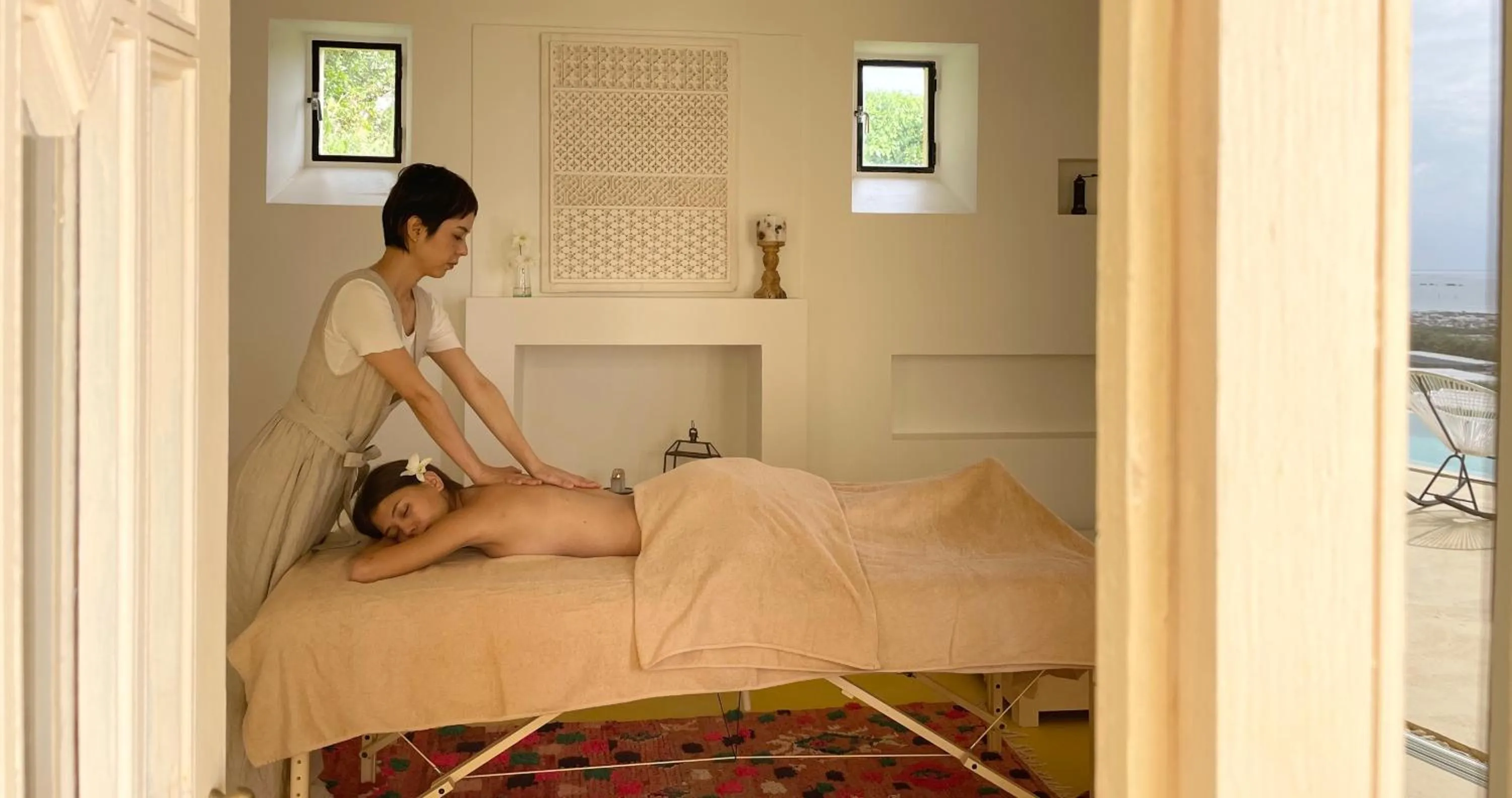 Massage in Riad Lamp