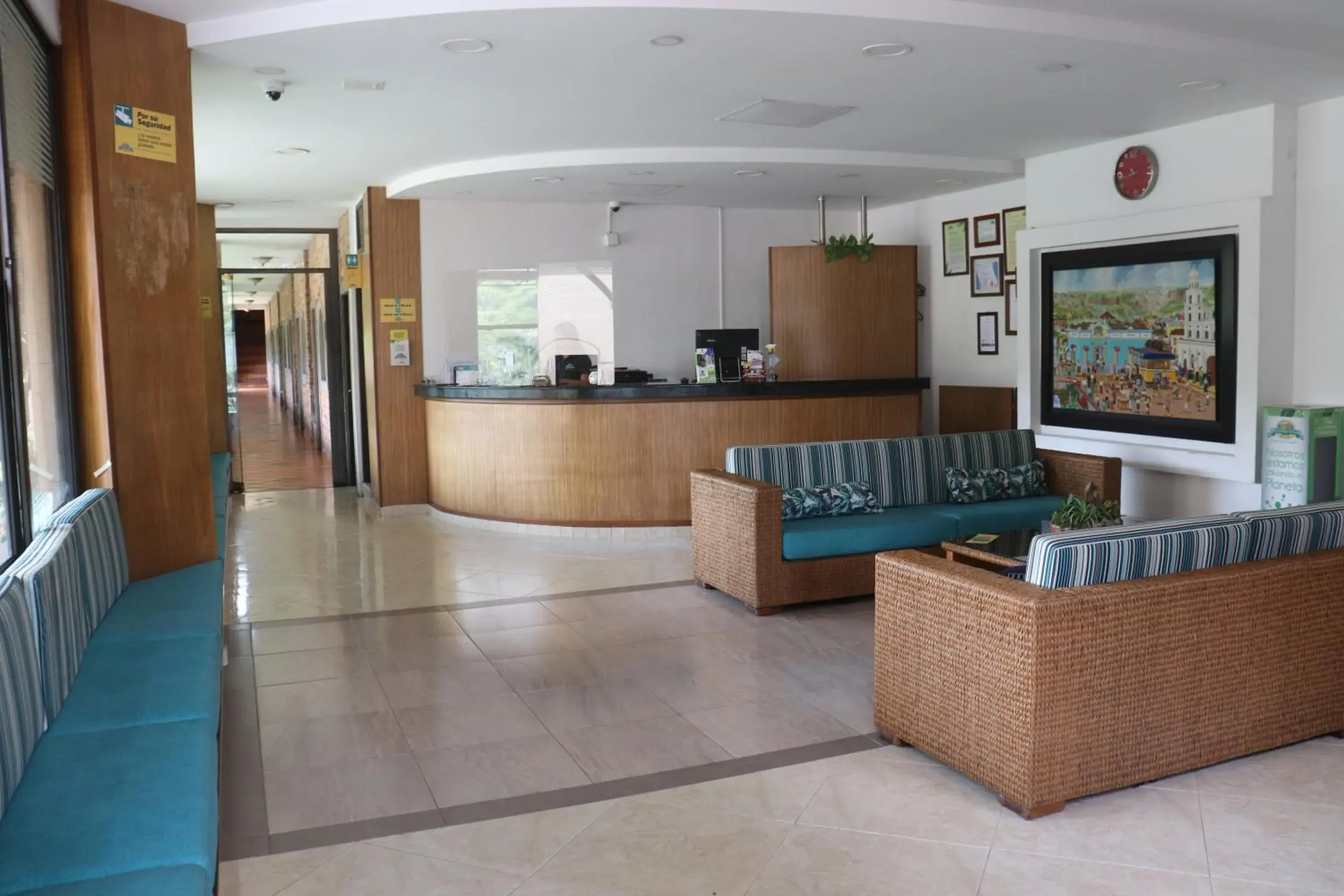 Lobby or reception in Hotel Palmera Real Lobby or reception in Hotel Palmera Real