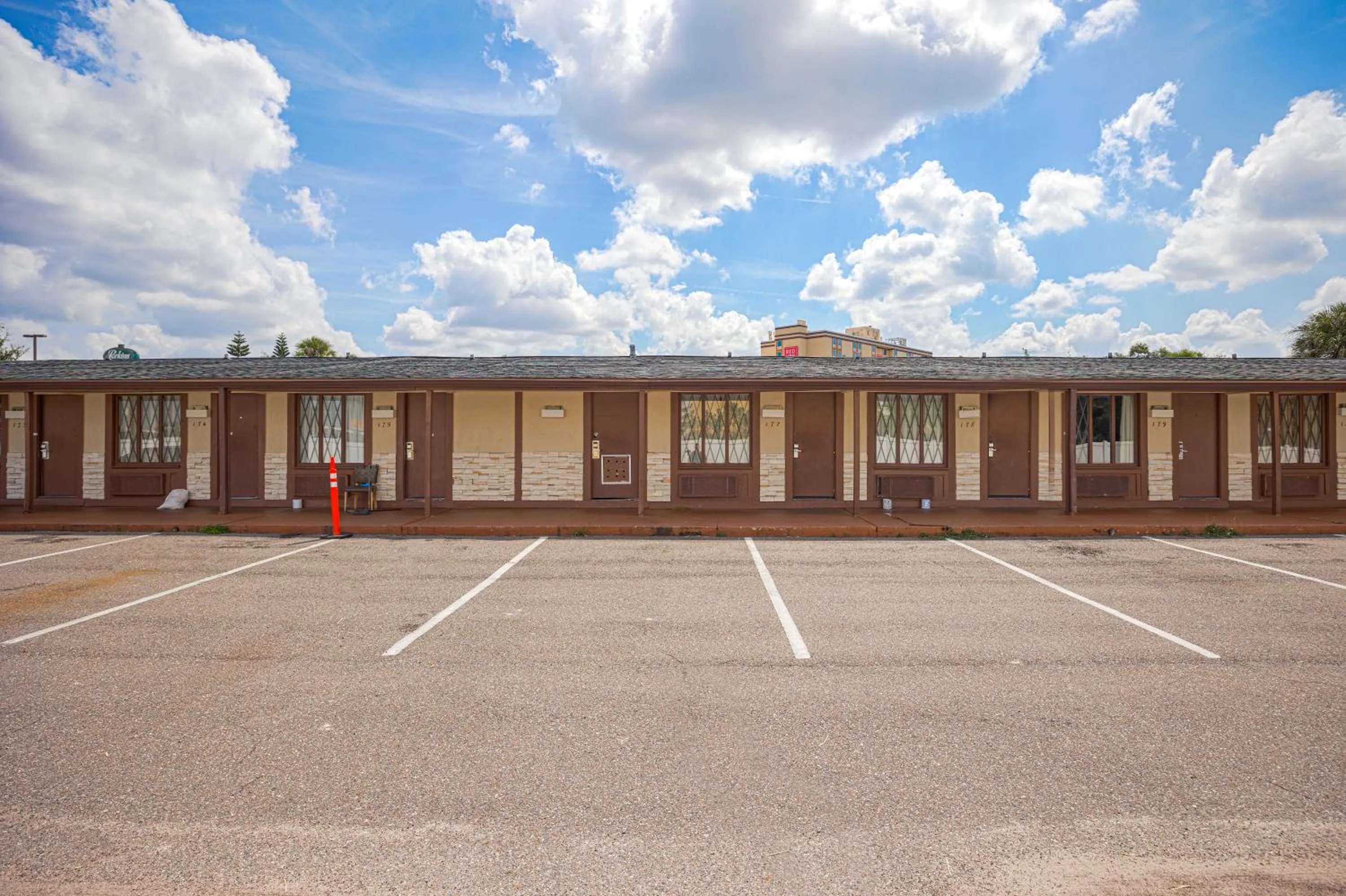 Parking in Liberty Garden Inn by OYO Kissimmee near Disney World