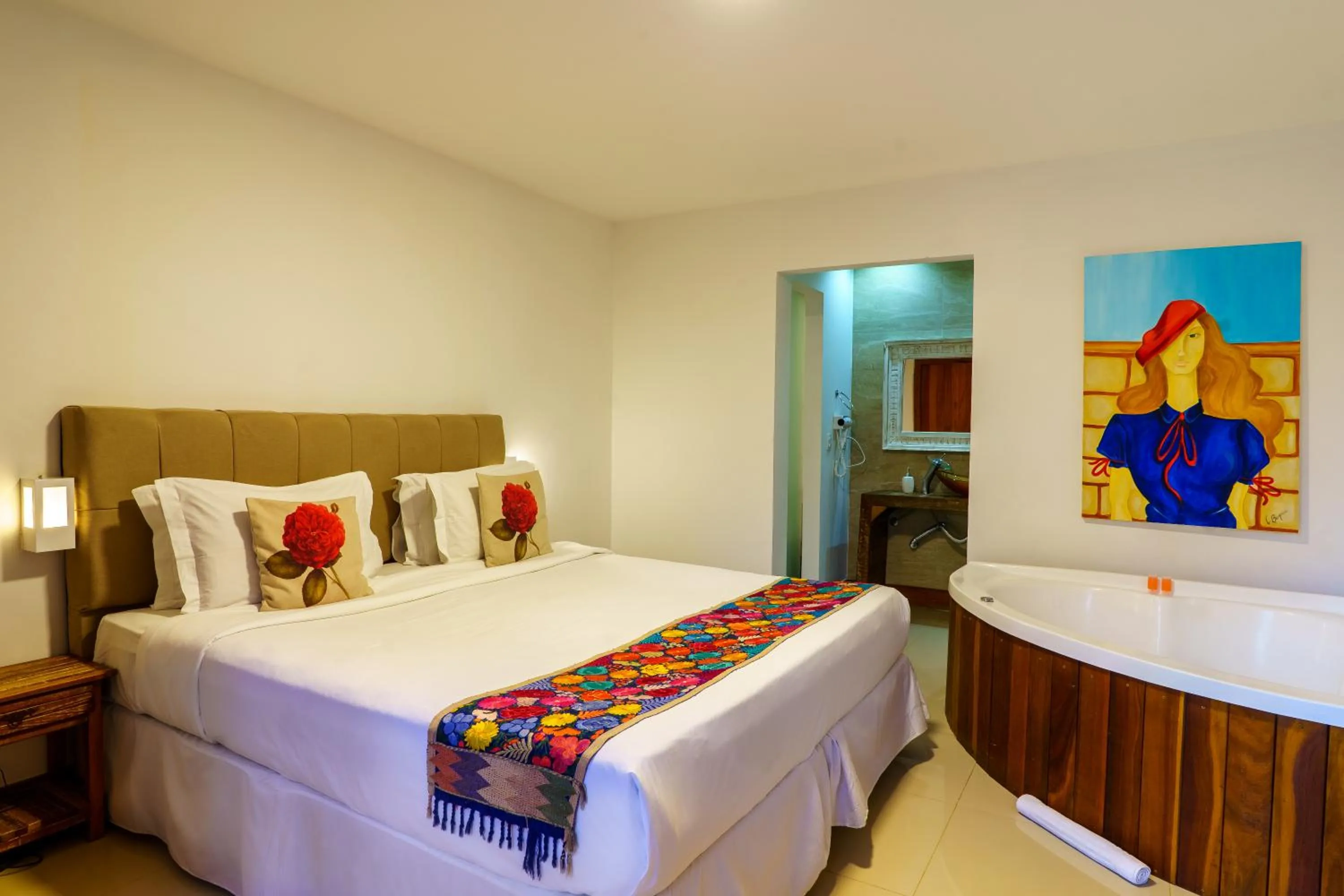 Bed in Le Village Boutique Hotel