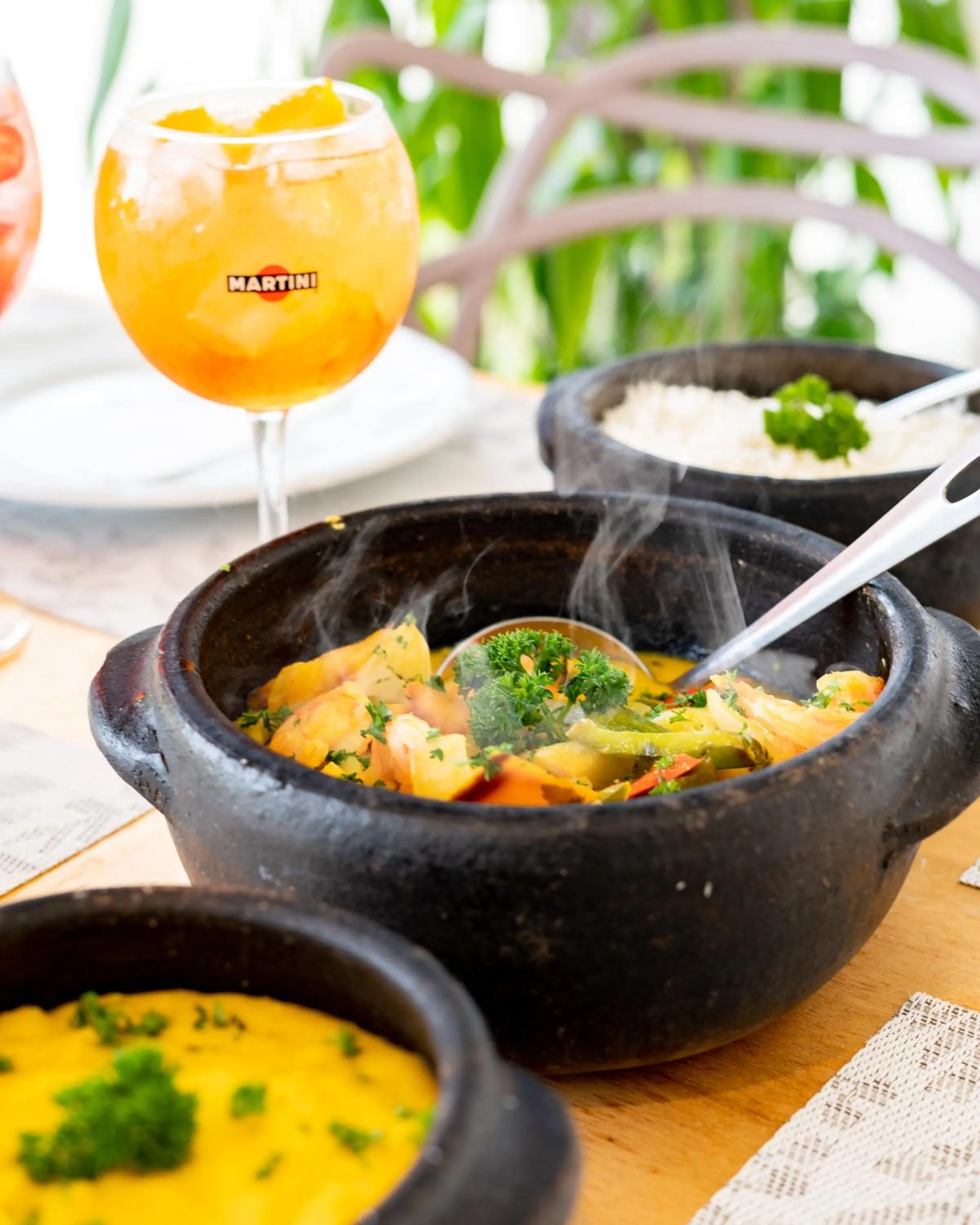 Food and drinks in Le Village Boutique Hotel