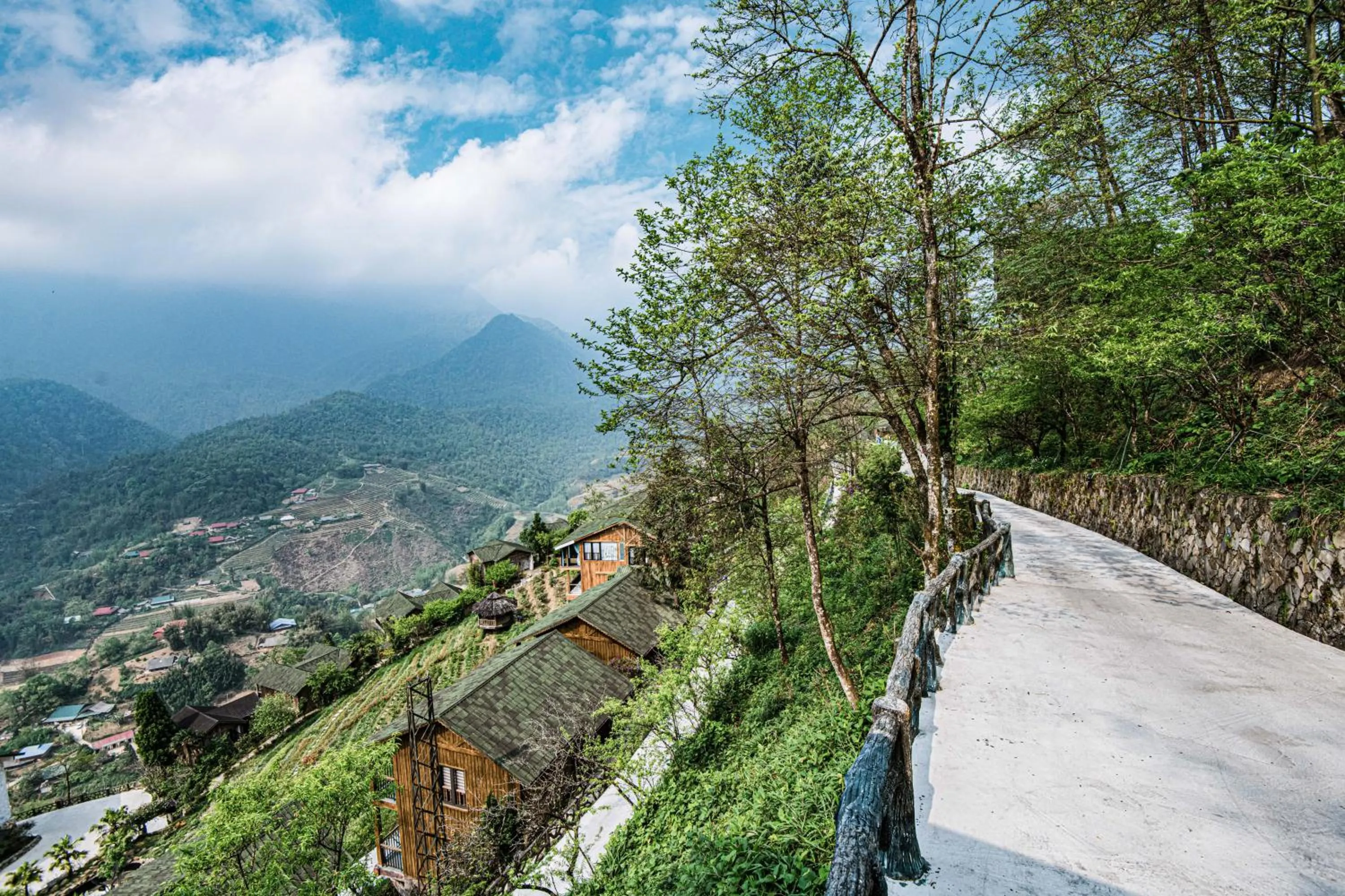 Mountain view in Sapa Catcat Hills Resort & Spa