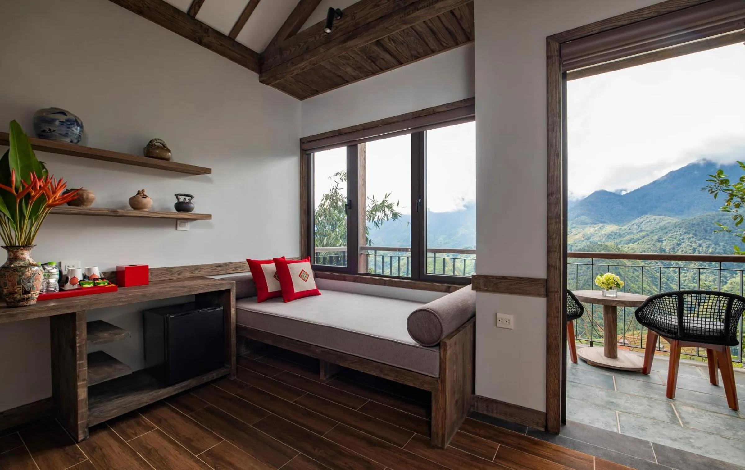 Balcony/Terrace in Sapa Catcat Hills Resort & Spa
