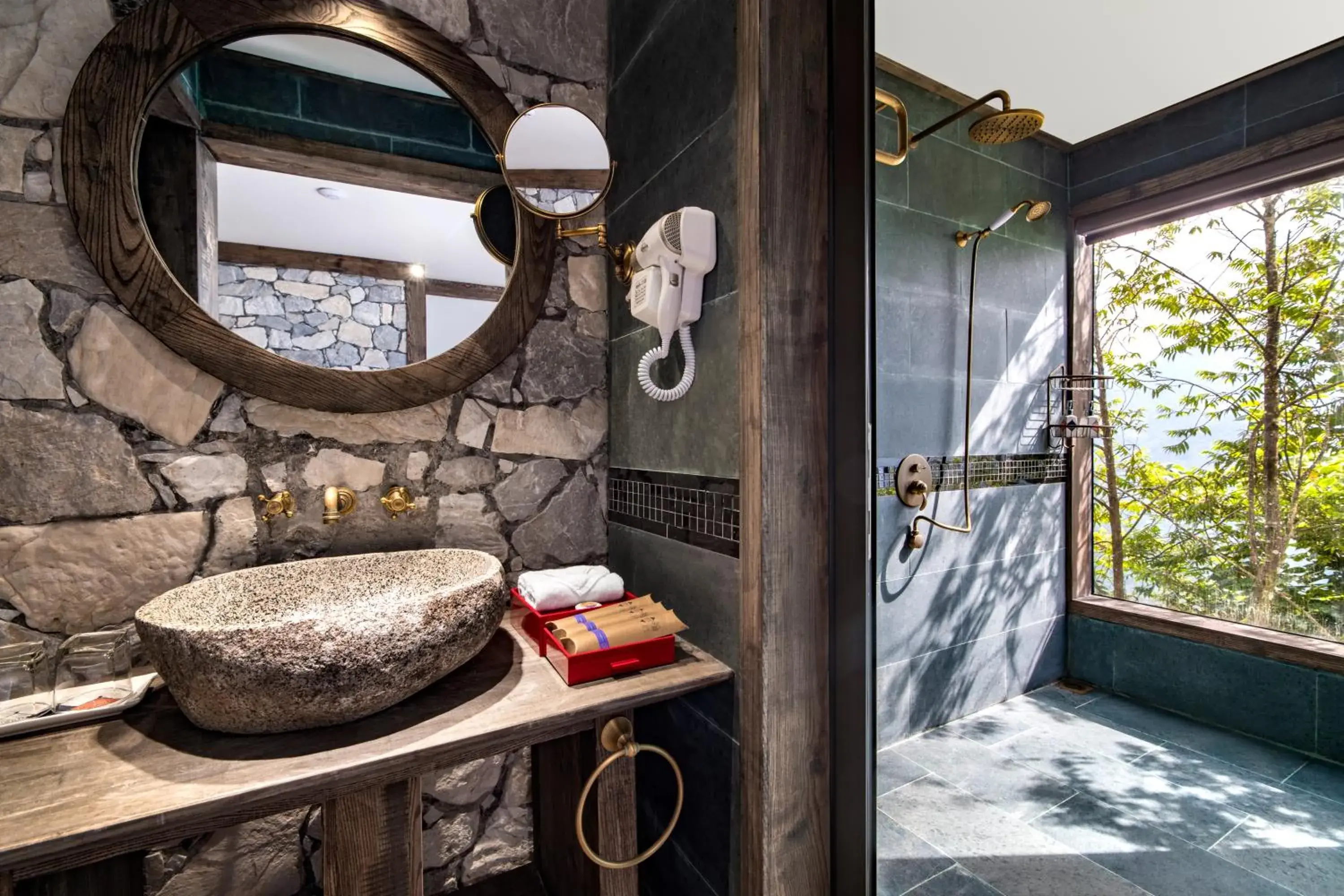 Bathroom in Sapa Catcat Hills Resort & Spa Bathroom in Sapa Catcat Hills Resort & Spa