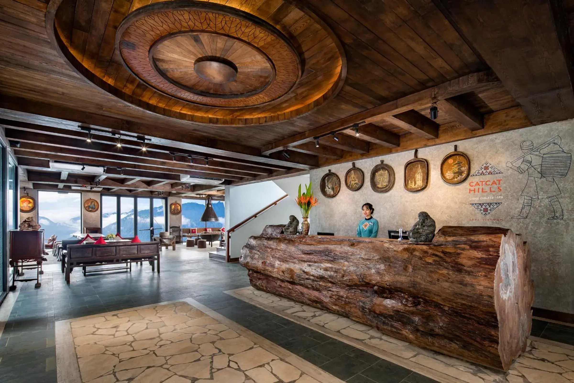 Lobby or reception in Sapa Catcat Hills Resort & Spa Lobby or reception in Sapa Catcat Hills Resort & Spa