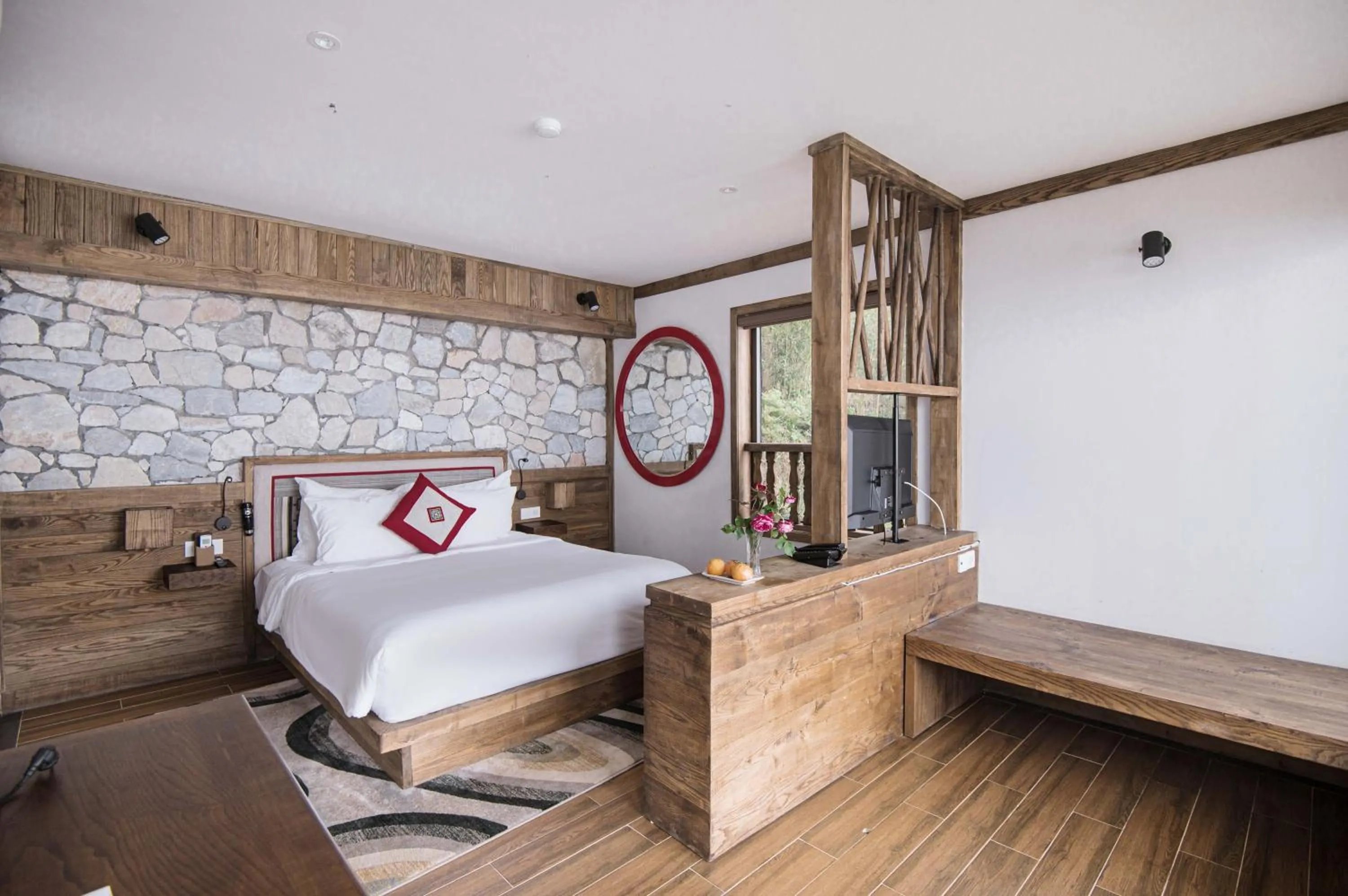 Bed in Sapa Catcat Hills Resort & Spa