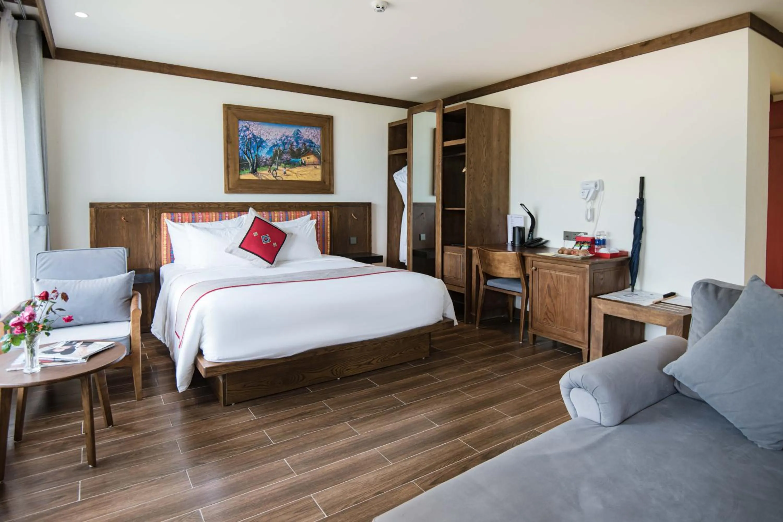 Bed in Sapa Catcat Hills Resort & Spa