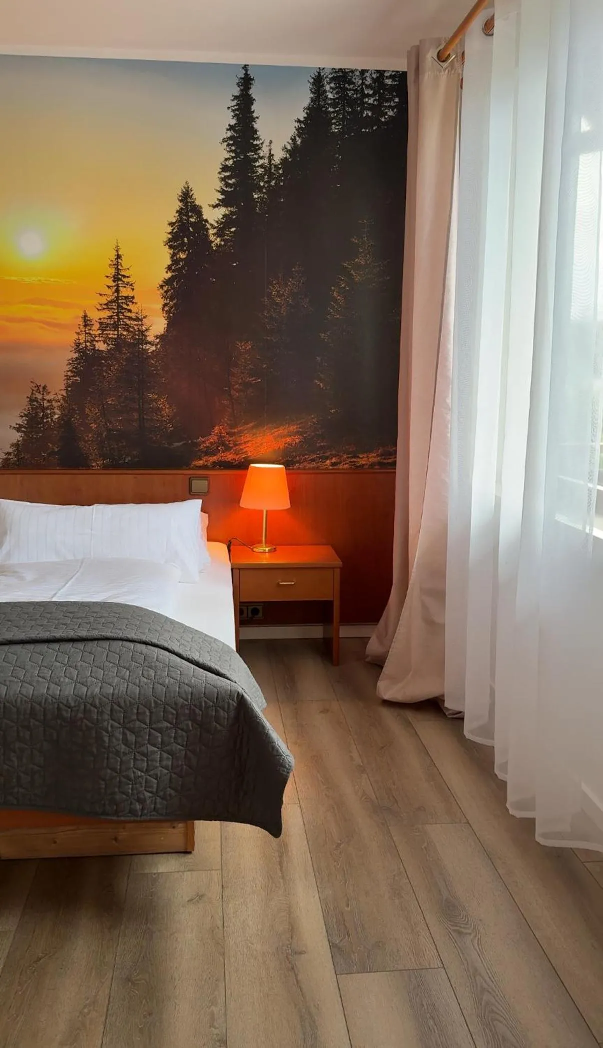 Bedroom, Bed in Park Appartements